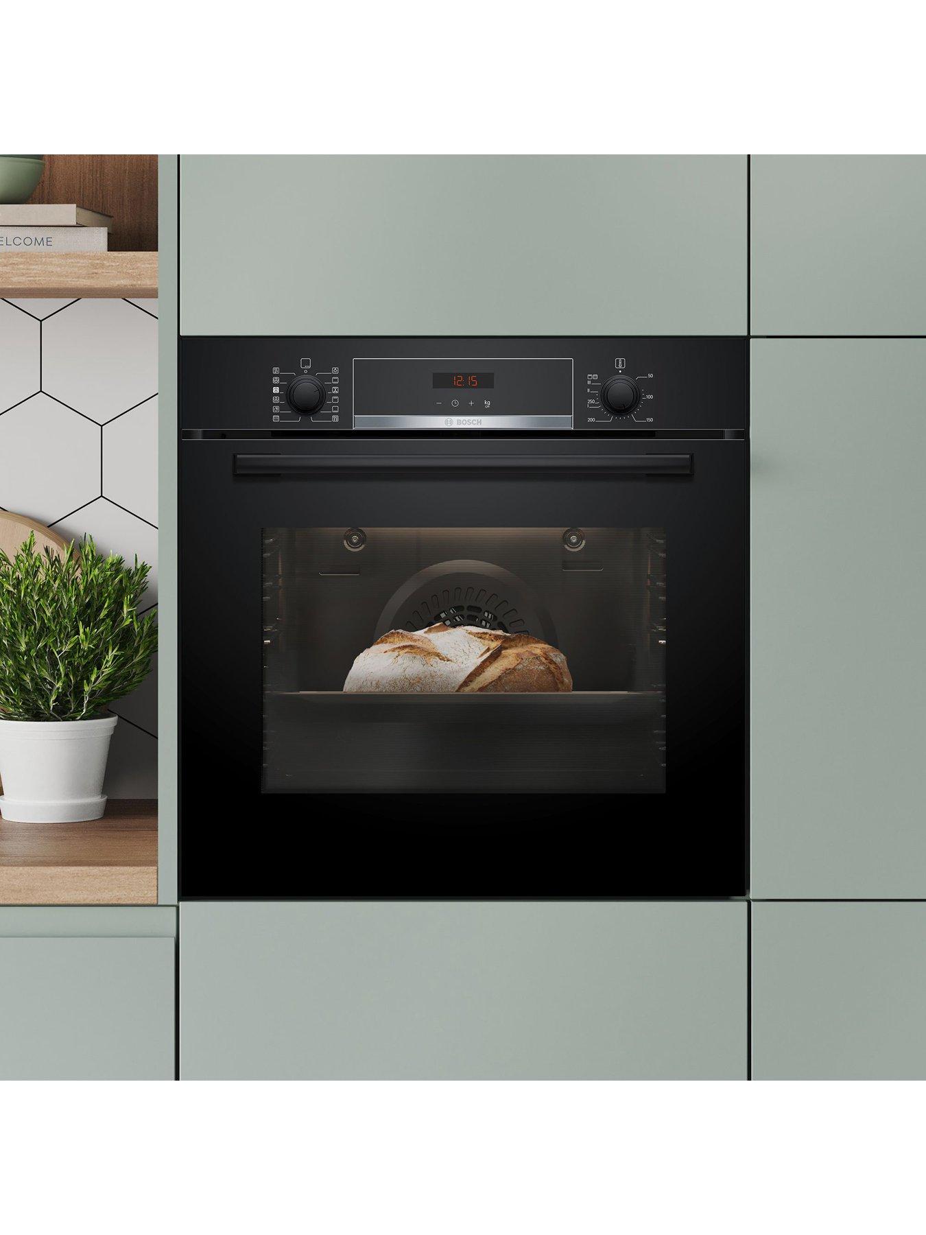 Image 2 of 6 of Bosch Series 4 HQA574BB3B Built-in Electric Single Oven and Pyrolytic Cleaning - Black - A+ Rated