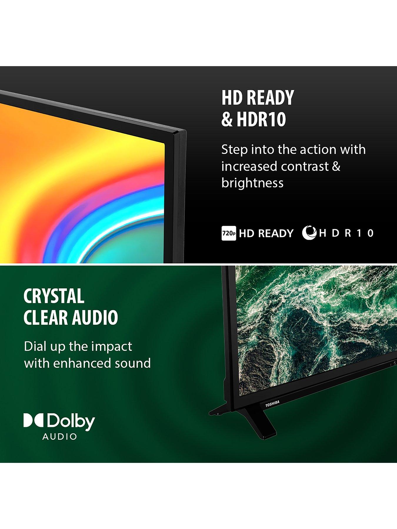 Toshiba WF2F 24-inch HD-Ready Smart TV, with TRU Resolution, TRU