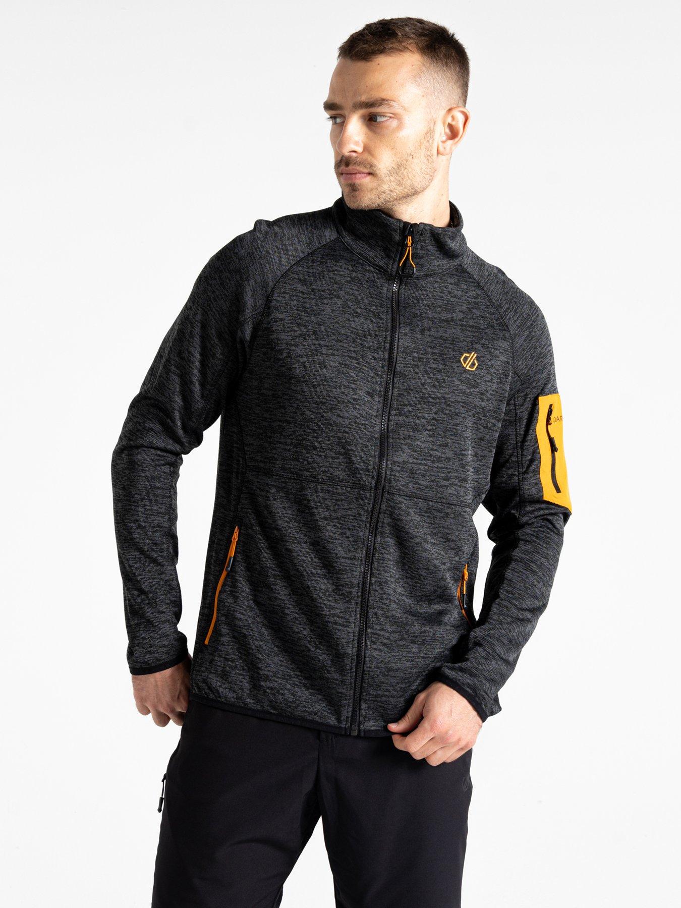Image 4 of 6 of Dare 2b Men's Torrek Full Zip Fleece - Black