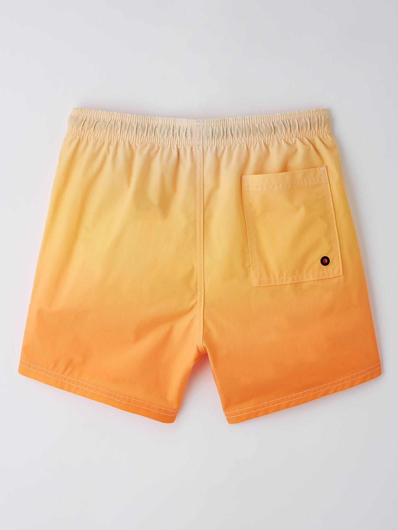 Image 2 of 4 of Jack & Jones Mini Younger Boys Dip Dye Swim Shorts - Buttercream