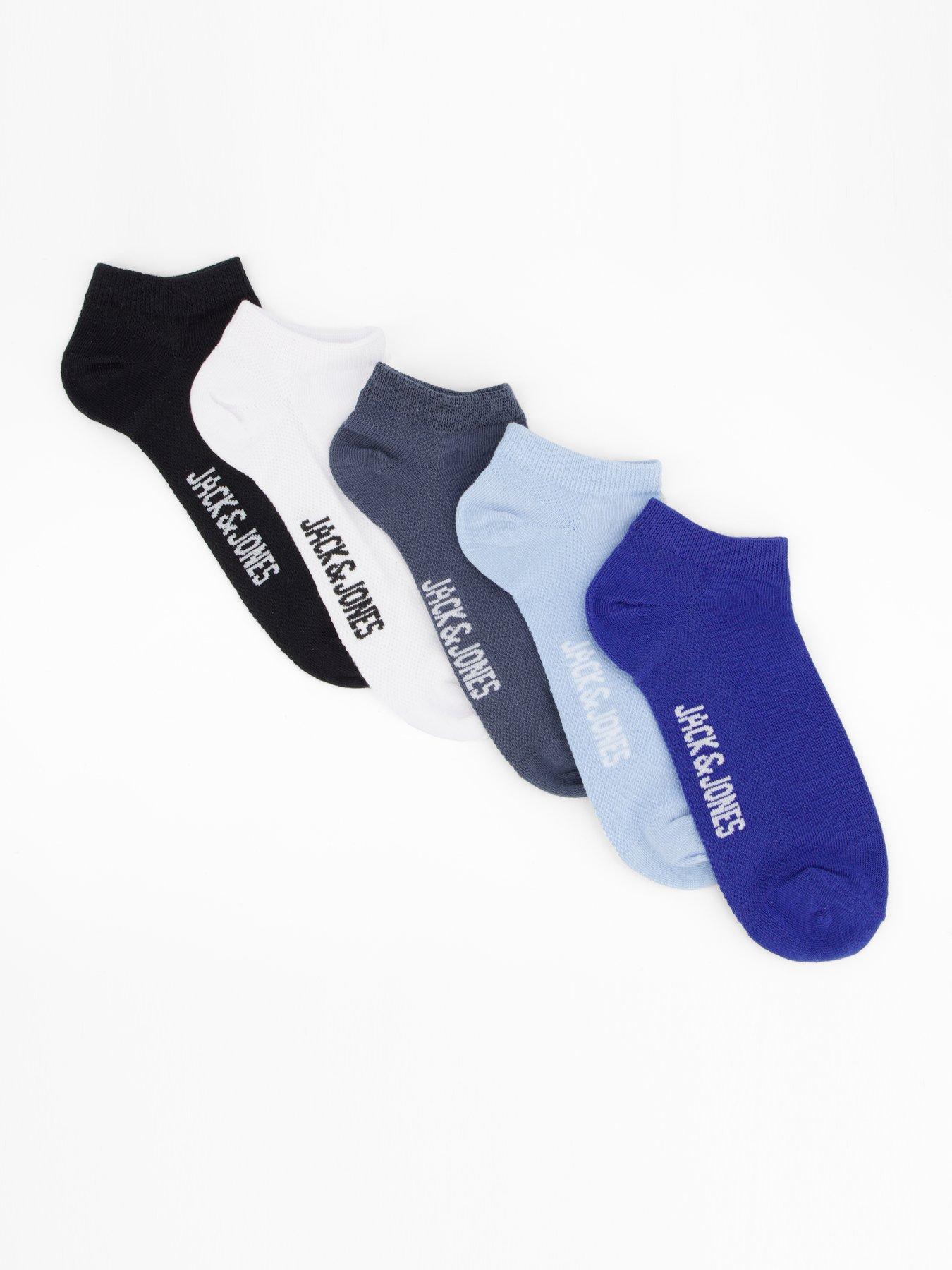 undefined Boys Chester 5 Pack Short Socks - Stormy Weather