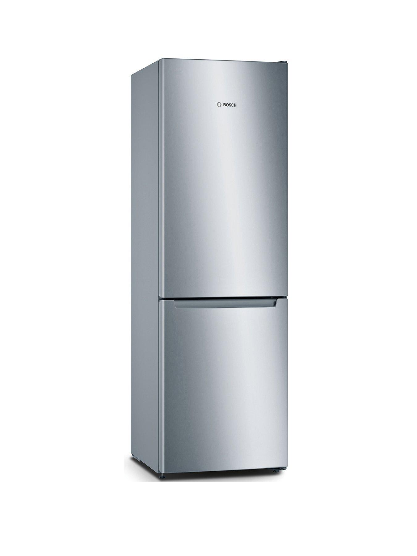 undefined Series 2 KGN33NLEBG 176cm High 50/50 Fridge Freezer - Stainless Steel look - E Rated