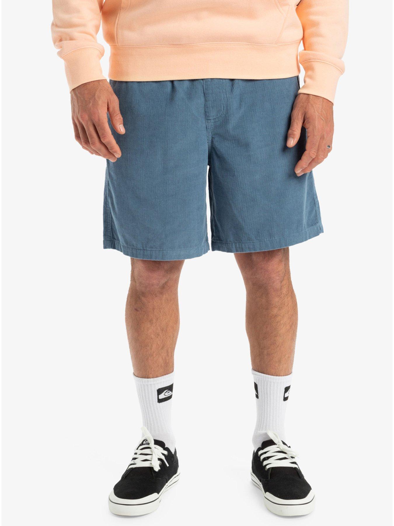 undefined Mens Taxer Cord Shorts - Blue