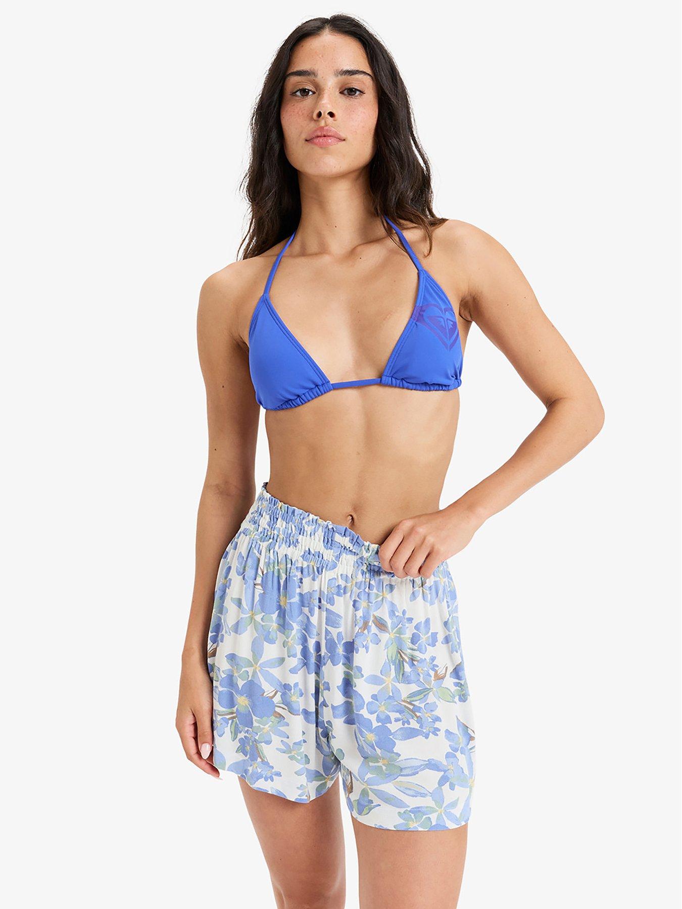 Roxy Womens Forever And A Day Short Elastic Waist Shorts - White
