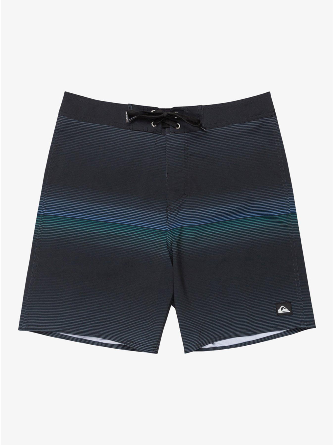 Quiksilver Mens Surfsilk Straight Leg 18" Boardshorts - Black