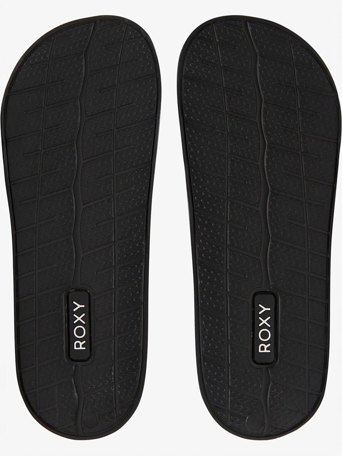 Image 4 of 4 of Roxy Girls Girl Slippy 2 Slide Sandals - Black
