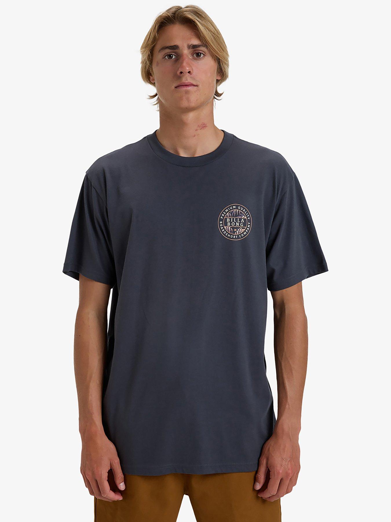Billabong Mens Rotor Fill Short Sleeve Tops - Black