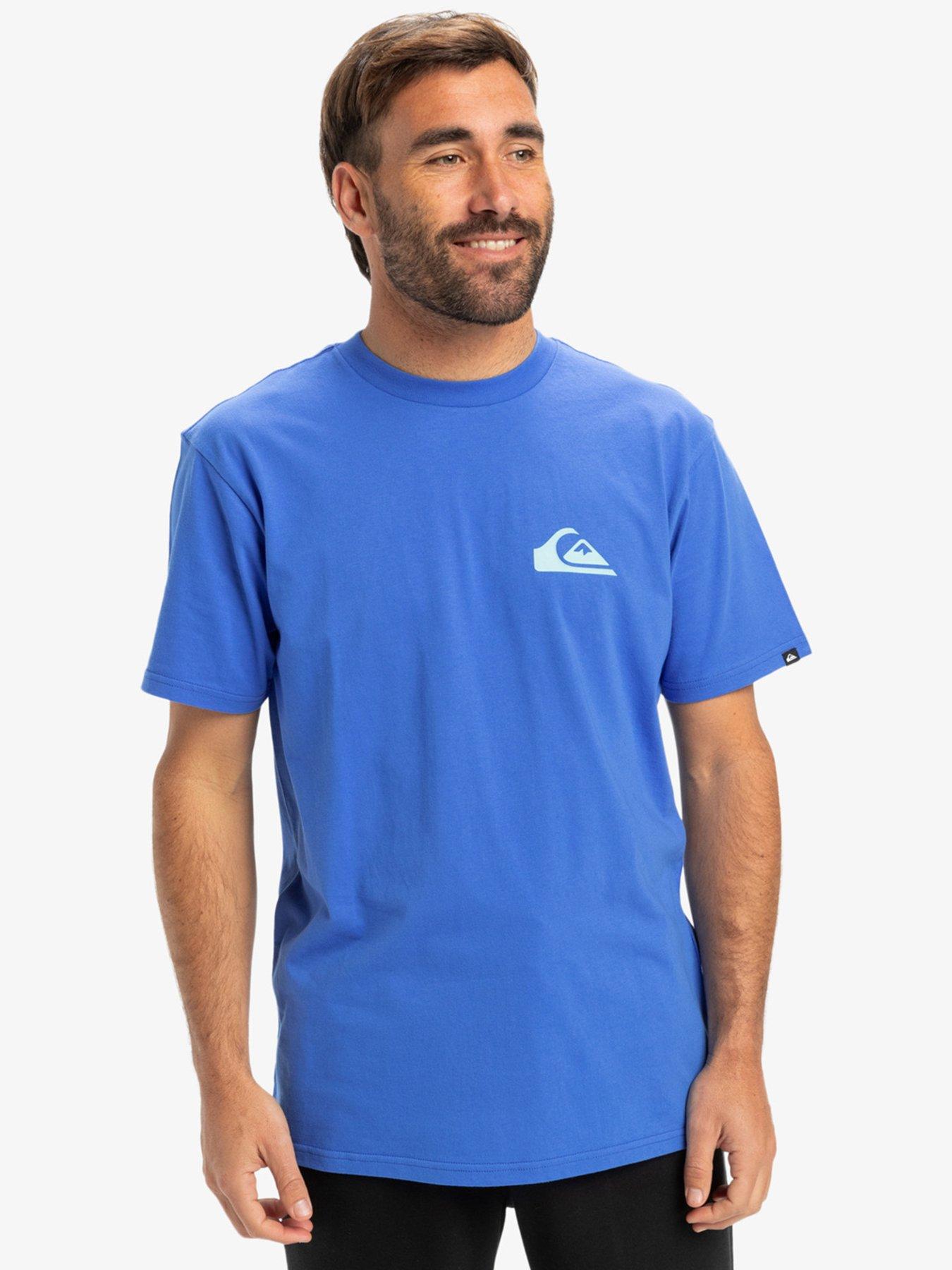undefined Mens Everyday Mini Logo Short Sleeve Tee - Blue
