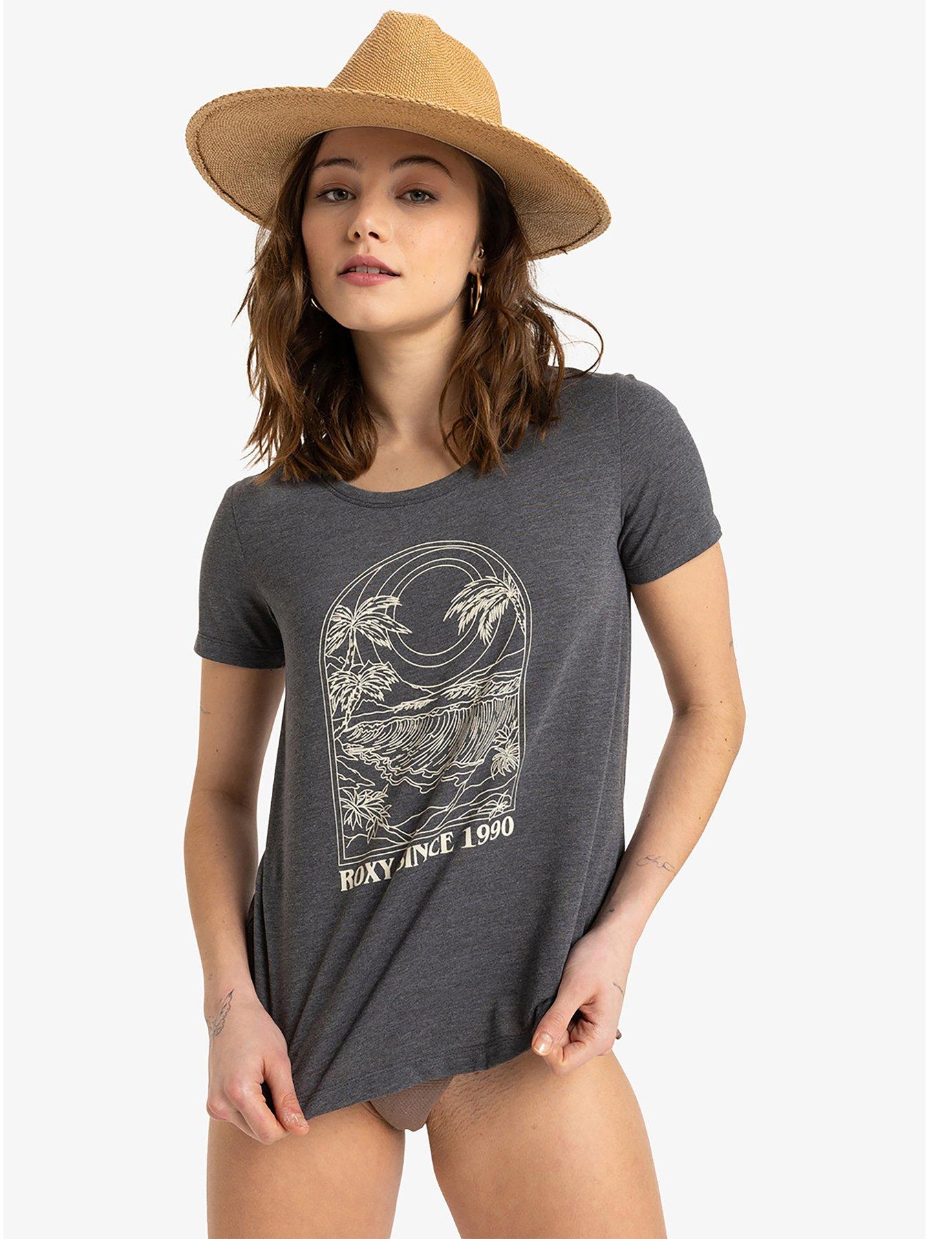 Roxy Womens Surfclassic Short Sleeve Top - Black | Very