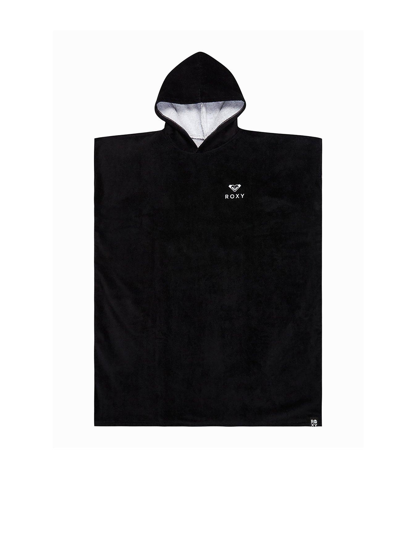 Roxy Womens Sunny Joy Hooded Towel - Black