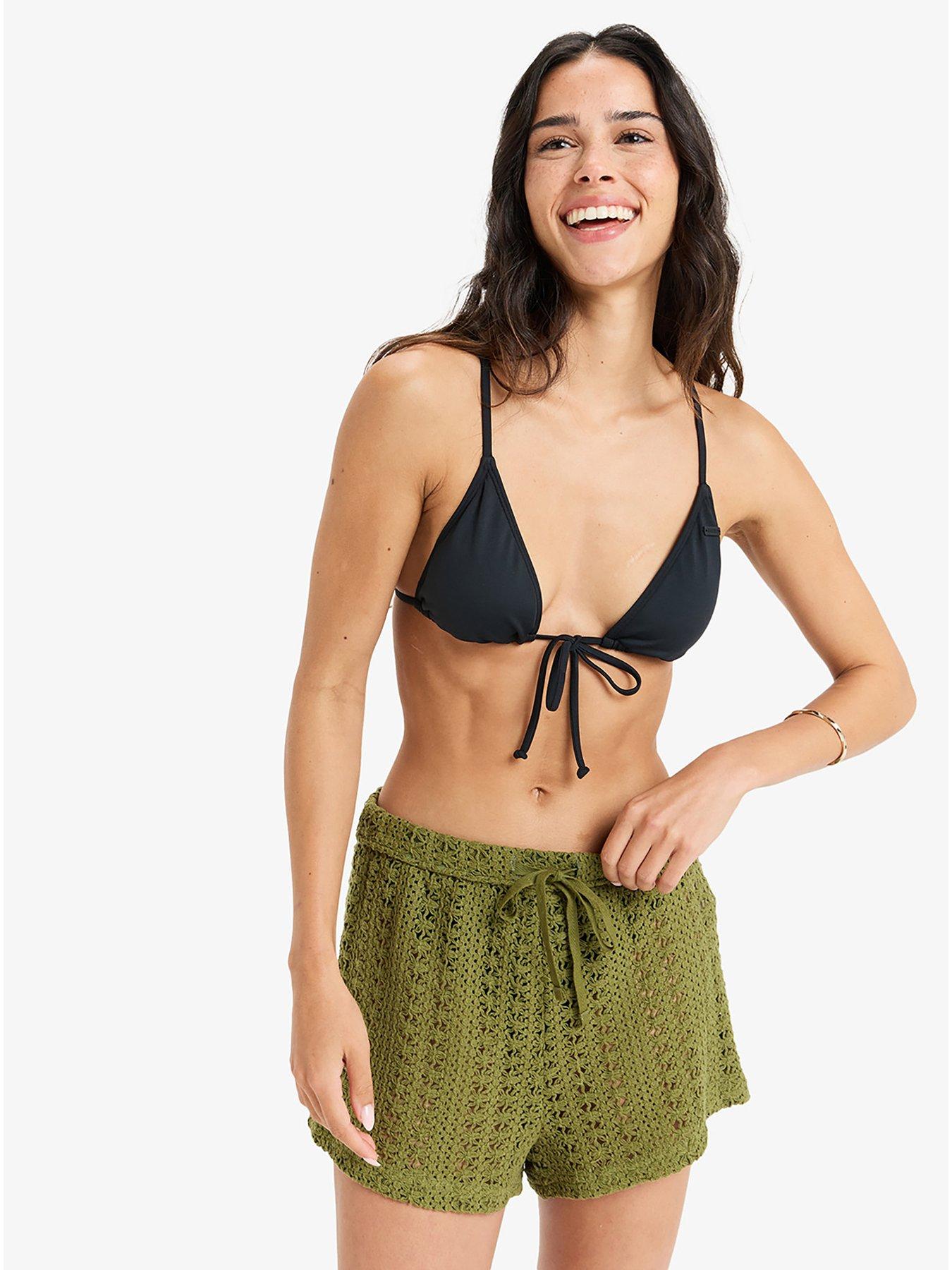 Roxy Womens Sunnies On Short Swim Coverup - Green