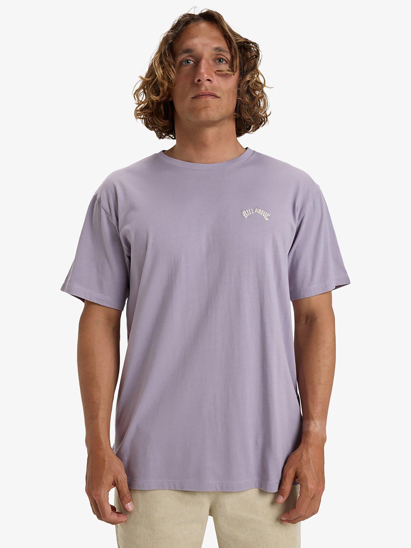 Image 1 of 6 of Billabong Mens Arch Crew Short Sleeve Tops - Grey