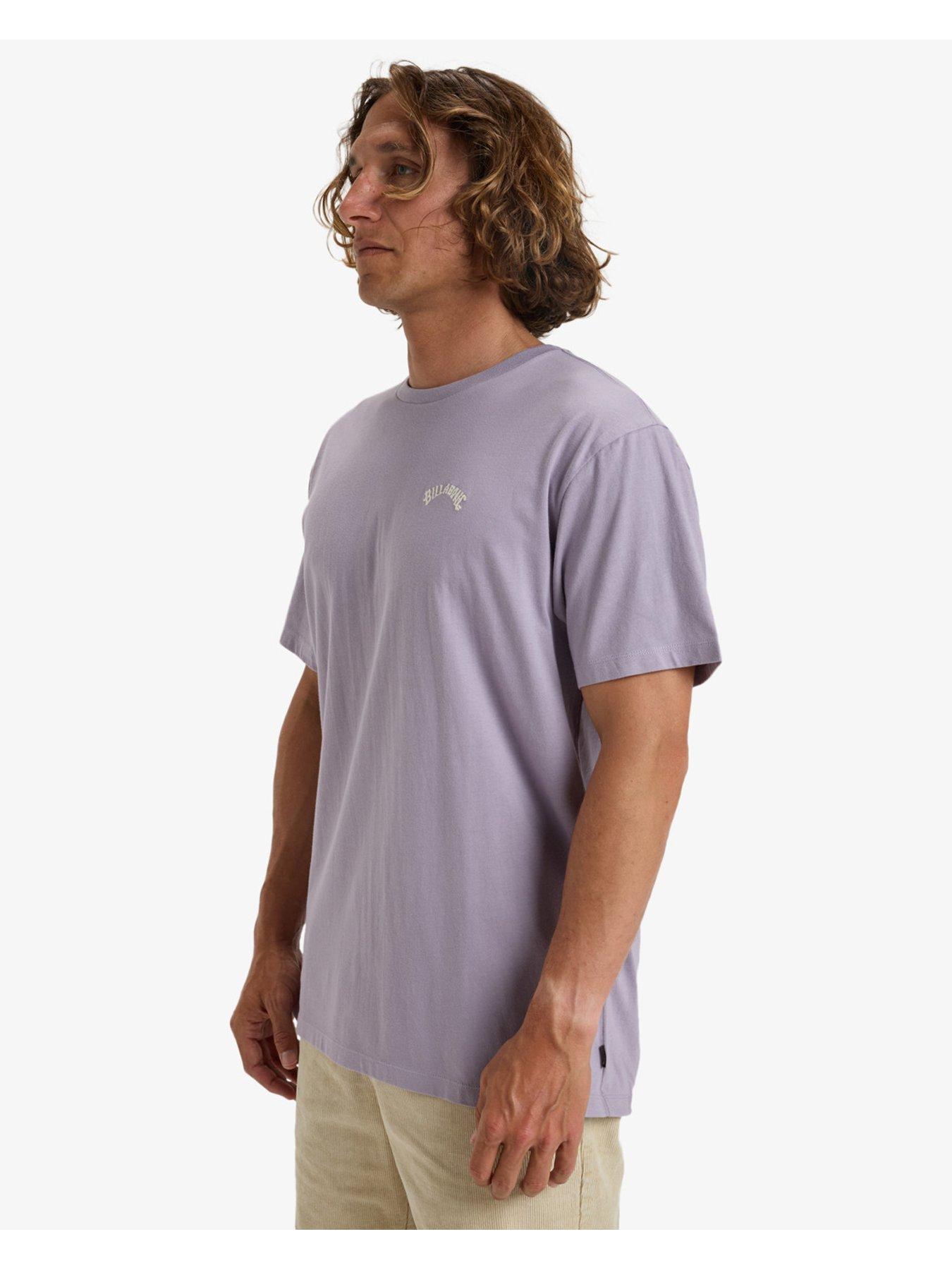 Image 3 of 6 of Billabong Mens Arch Crew Short Sleeve Tops - Grey