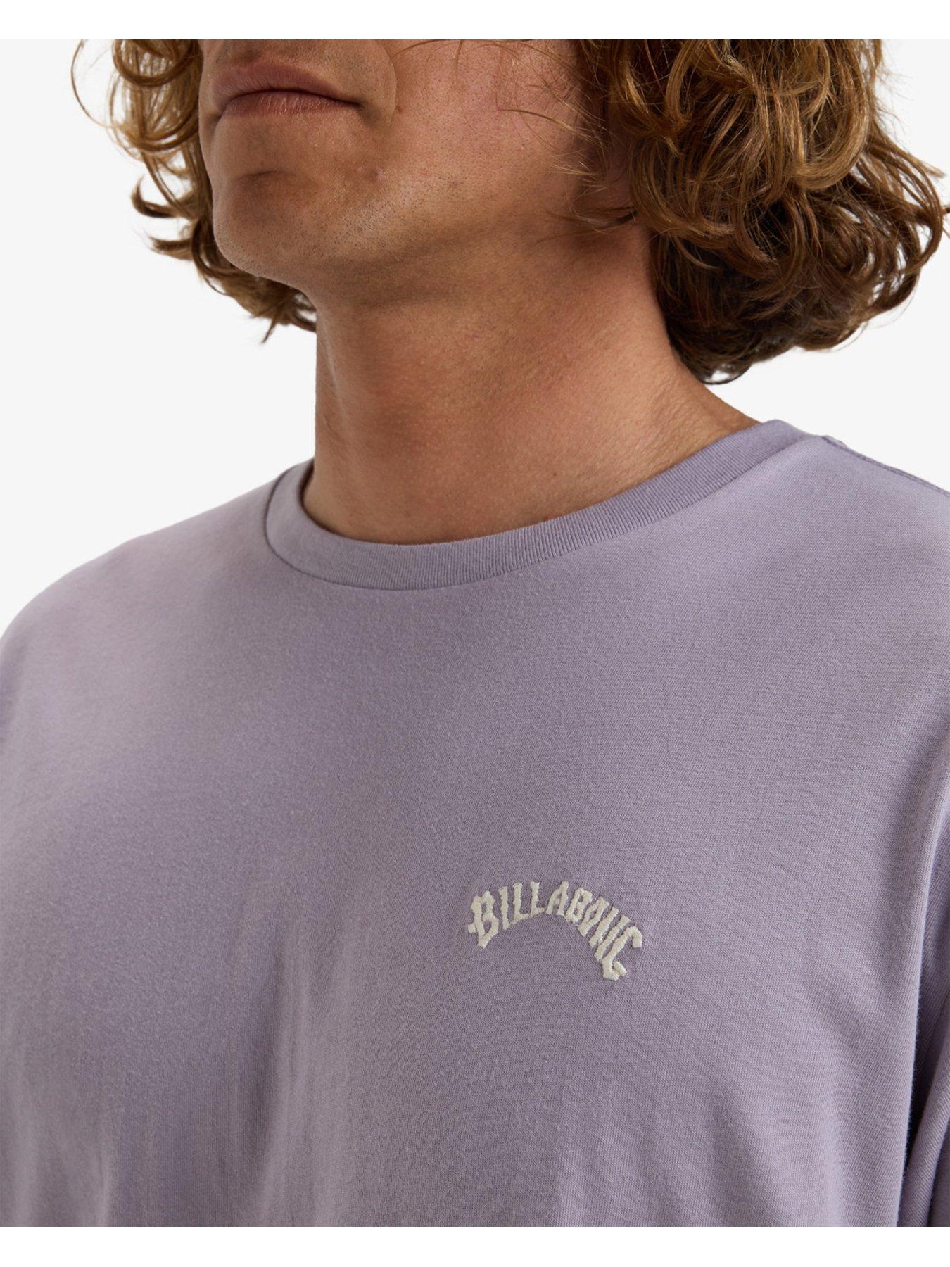 Image 4 of 6 of Billabong Mens Arch Crew Short Sleeve Tops - Grey