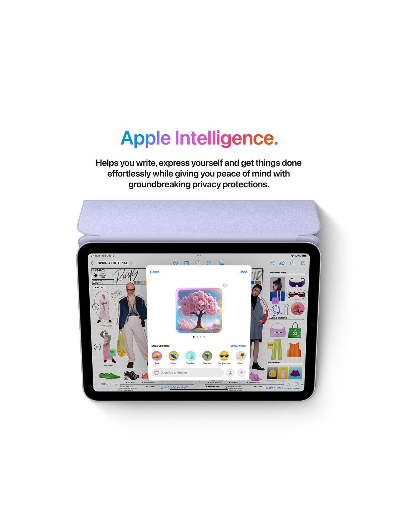 Image 3 of 7 of Apple iPad mini (7th Gen, A17 Pro, 2024) 256Gb, Wi-Fi &amp; Cellular - Purple