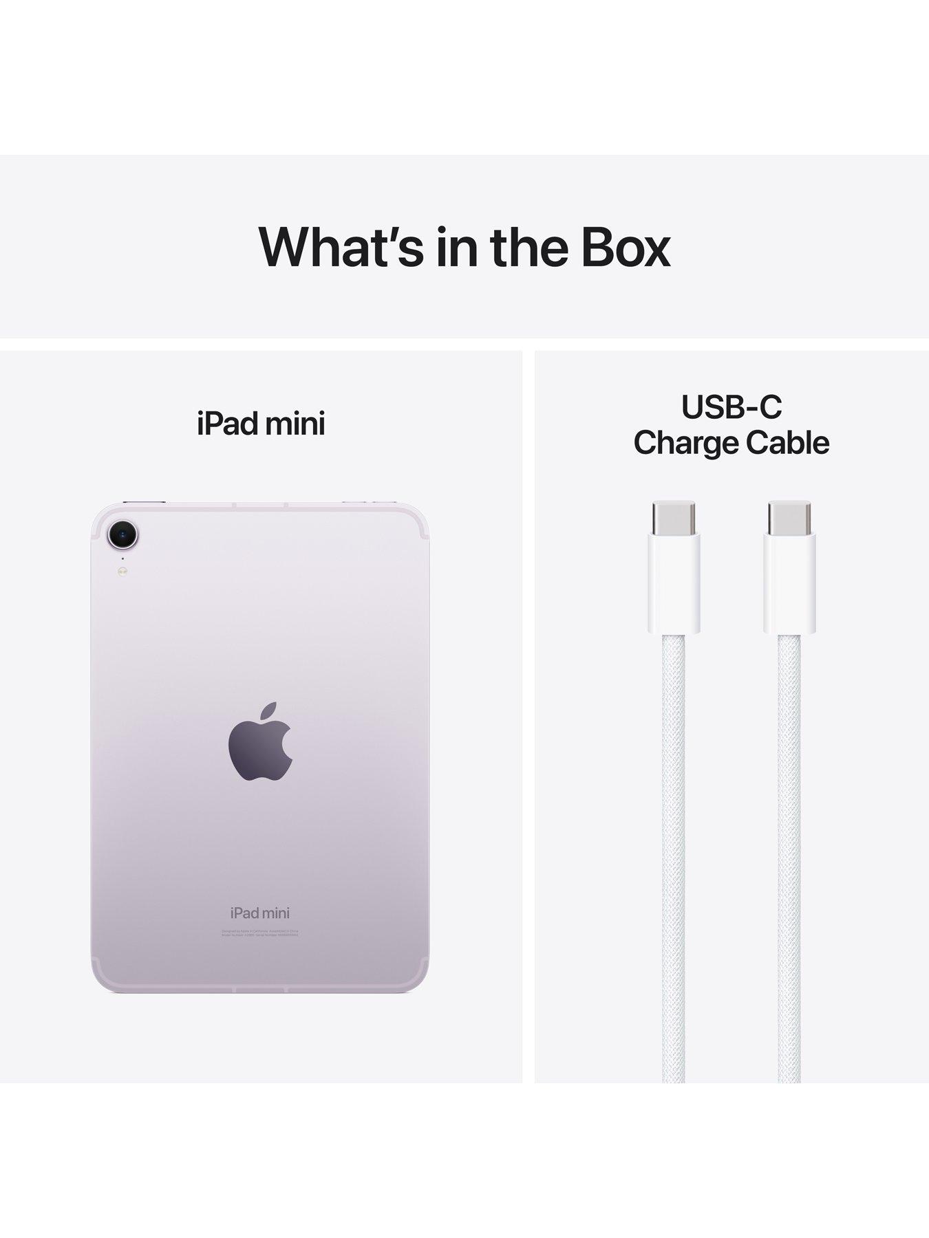 Image 7 of 7 of Apple iPad mini (7th Gen, A17 Pro, 2024) 256Gb, Wi-Fi &amp; Cellular - Purple