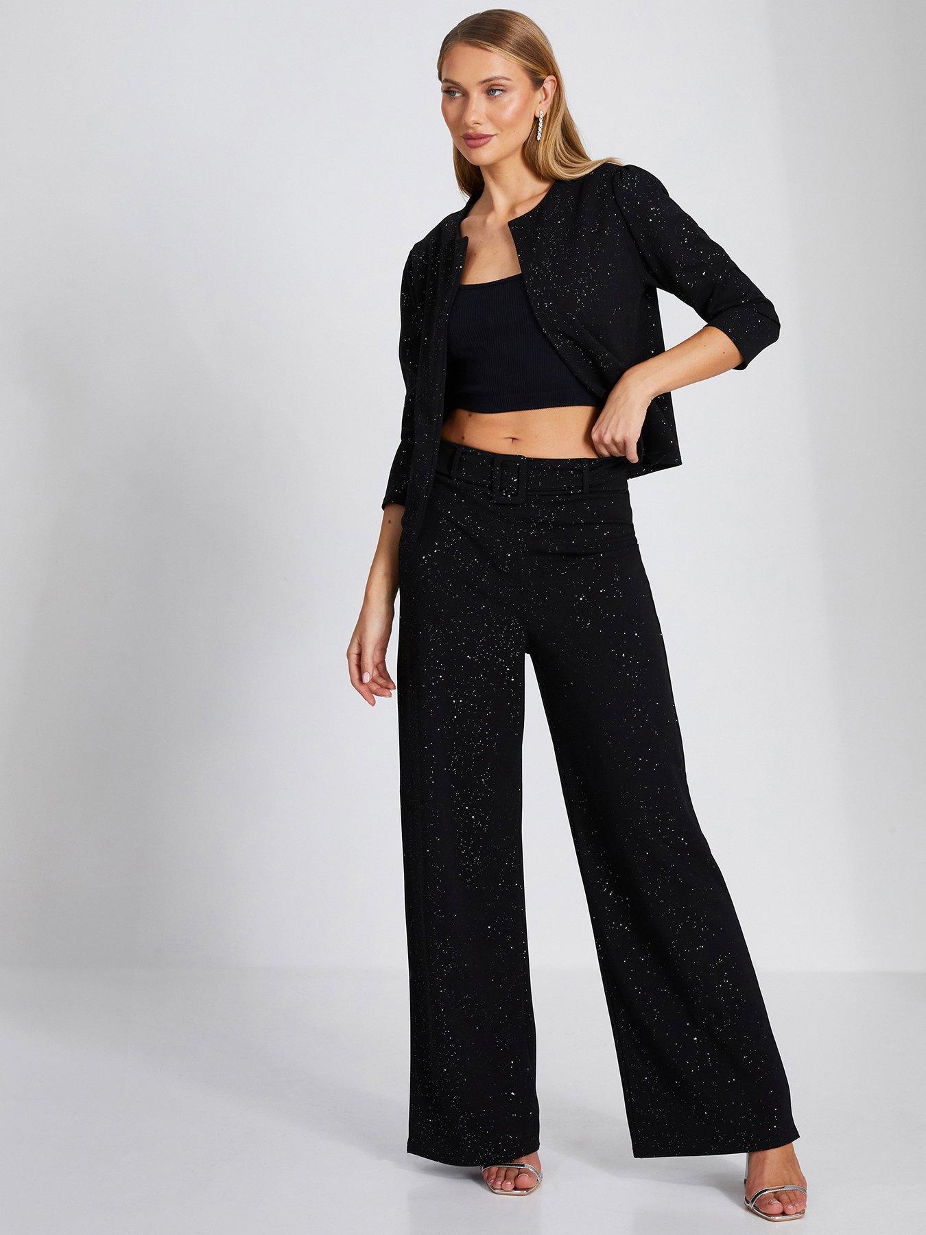 Quiz flared trousers best sale