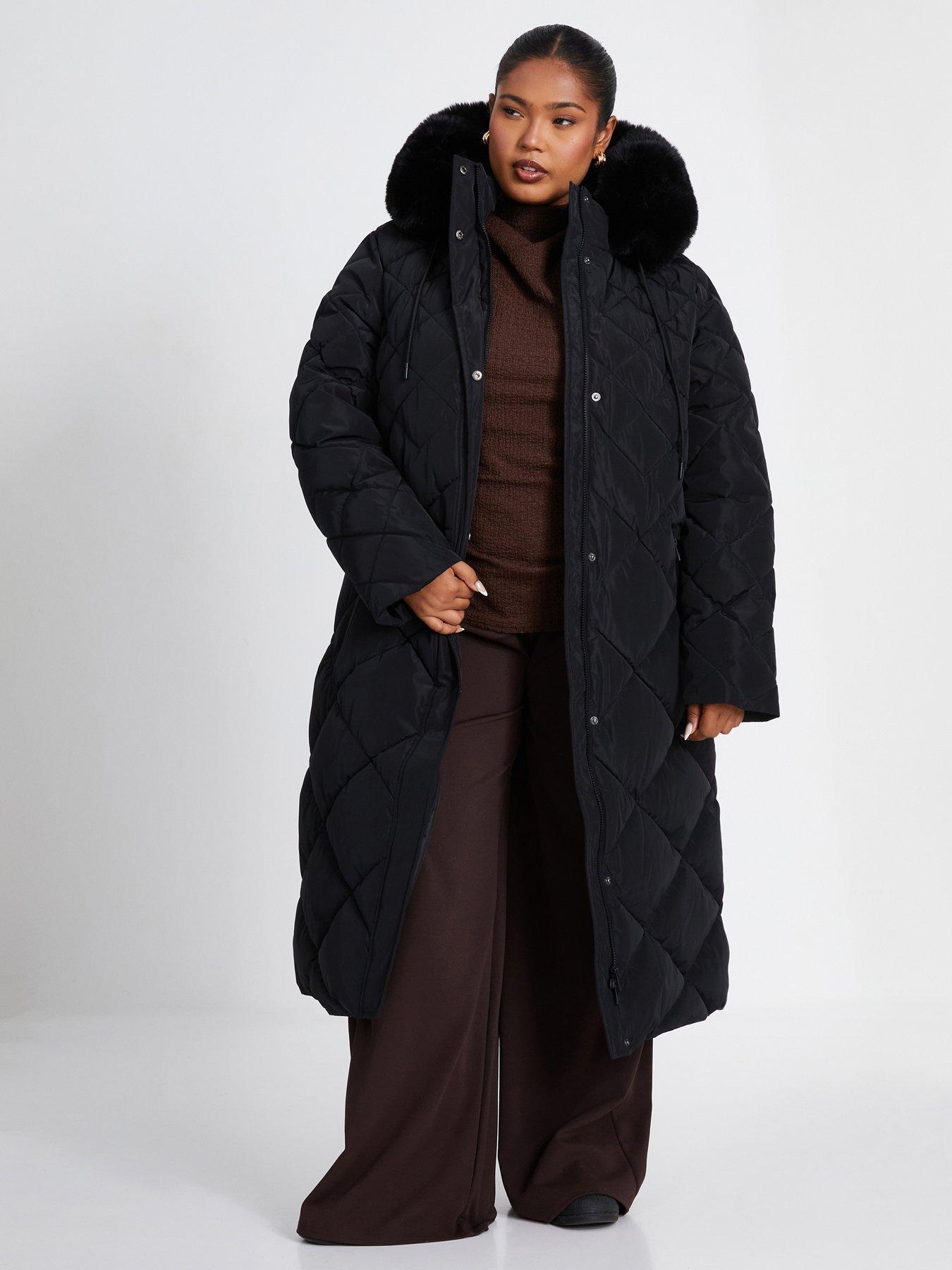 Quiz padded coat hotsell