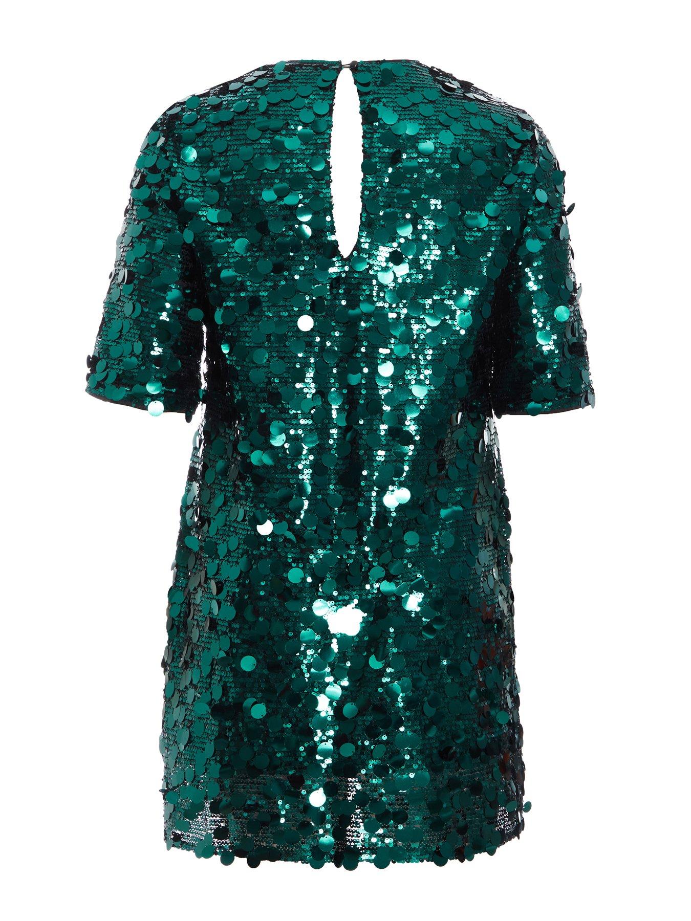 sequin tunic dress uk Yumi Burgundy Sequin Tunic Dress With Balloon Sleeves  The Foalyard