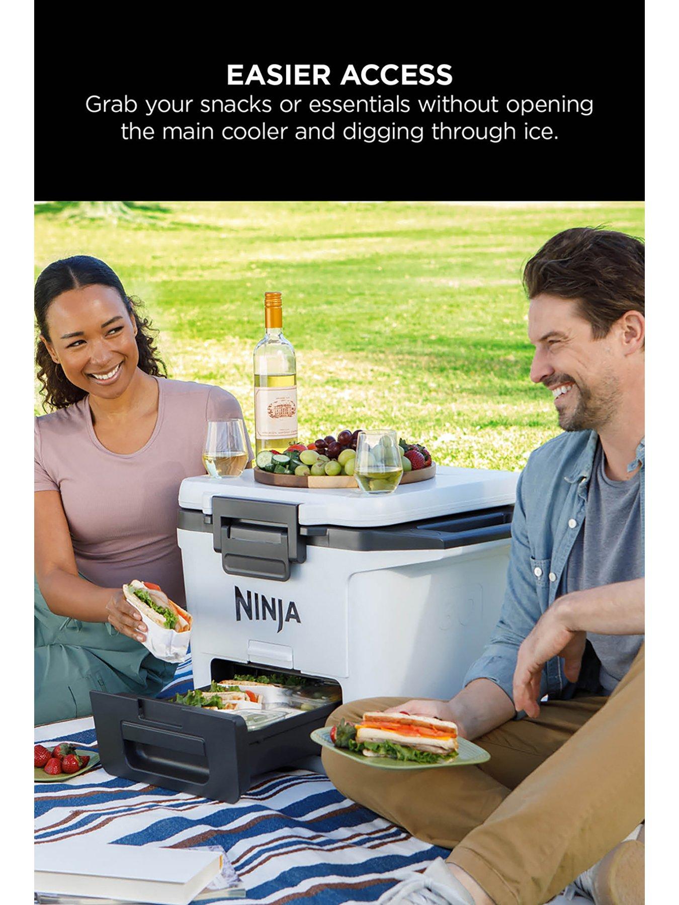 Image 4 of 7 of NINJA FrostVault 30QT/28L Hard Cooler with Dry Zone, Cloud White FB131UKWH