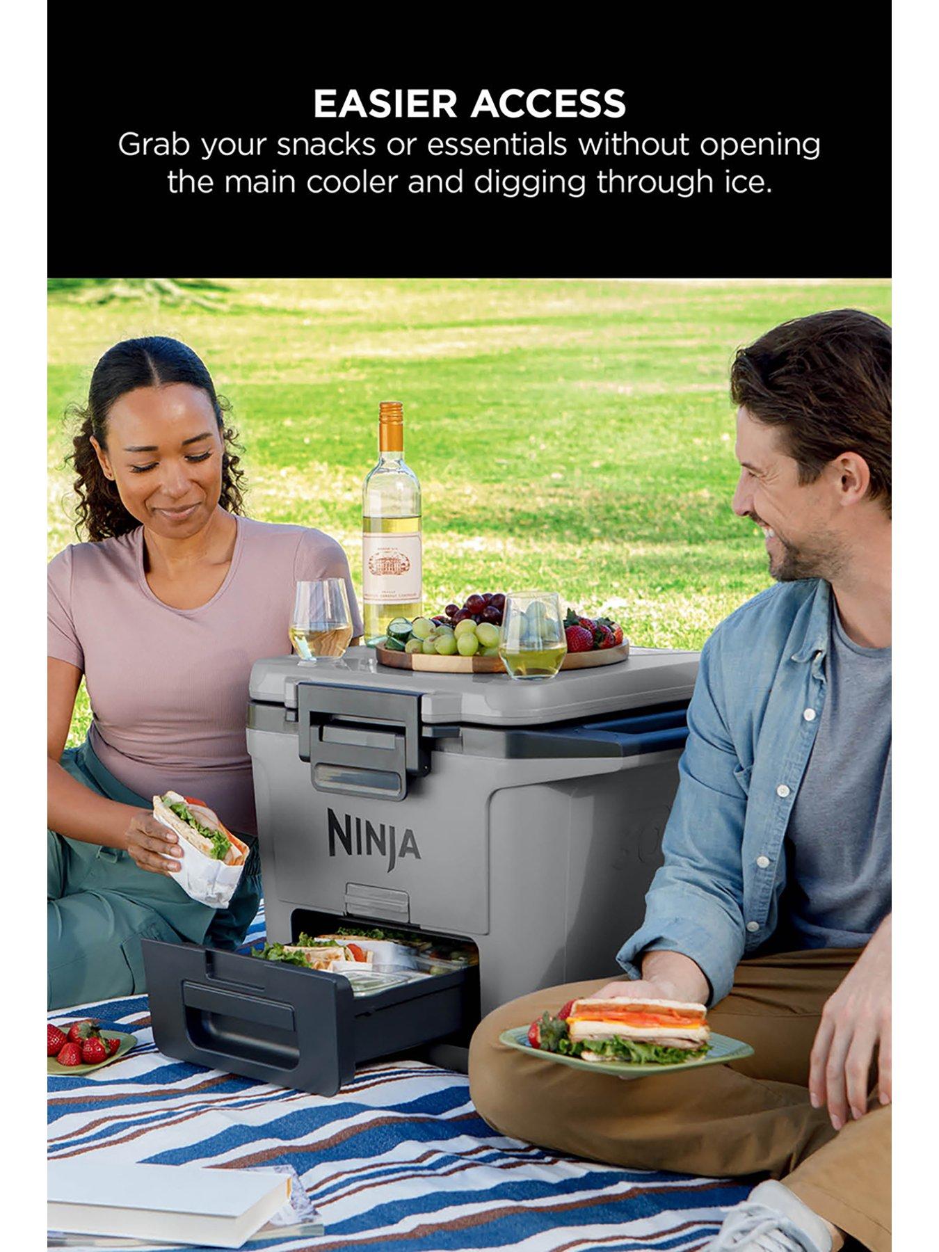 Image 4 of 7 of NINJA FrostVault 30QT/28L Hard Cooler with Dry Zone, Slate Grey FB131UKGY