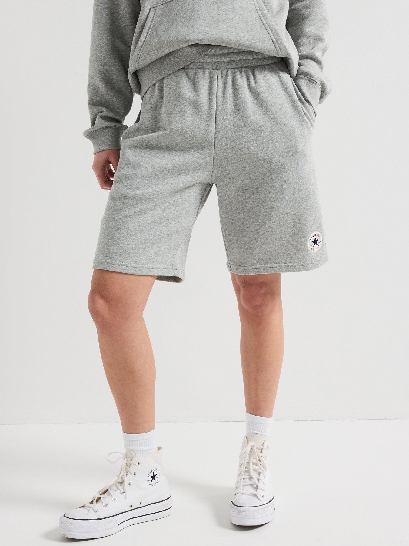 Converse Womens Standard Fit Core Chuck Patch Short - Grey