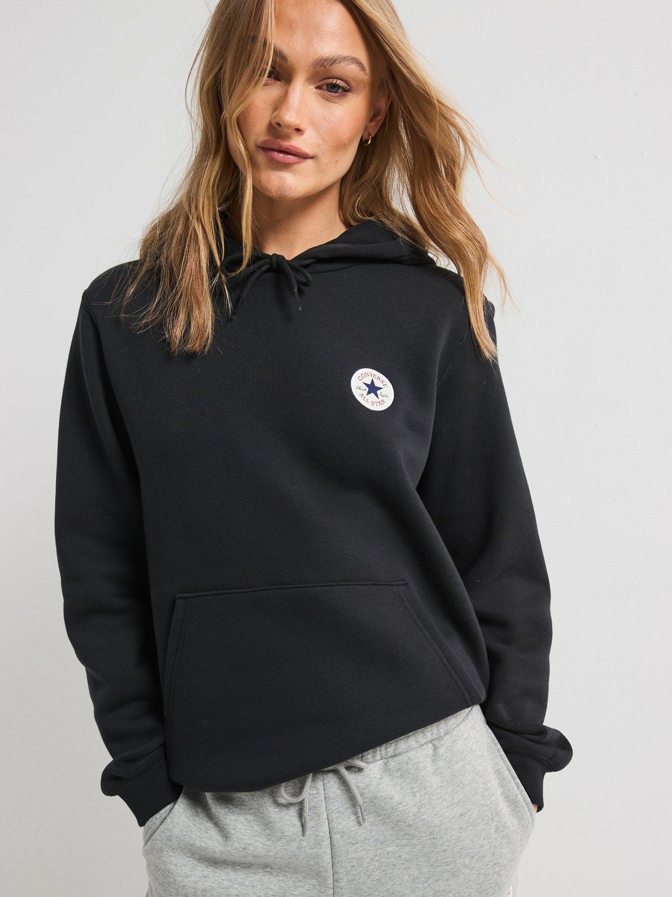 undefined Womens Chuck Patch Hoodie - Black