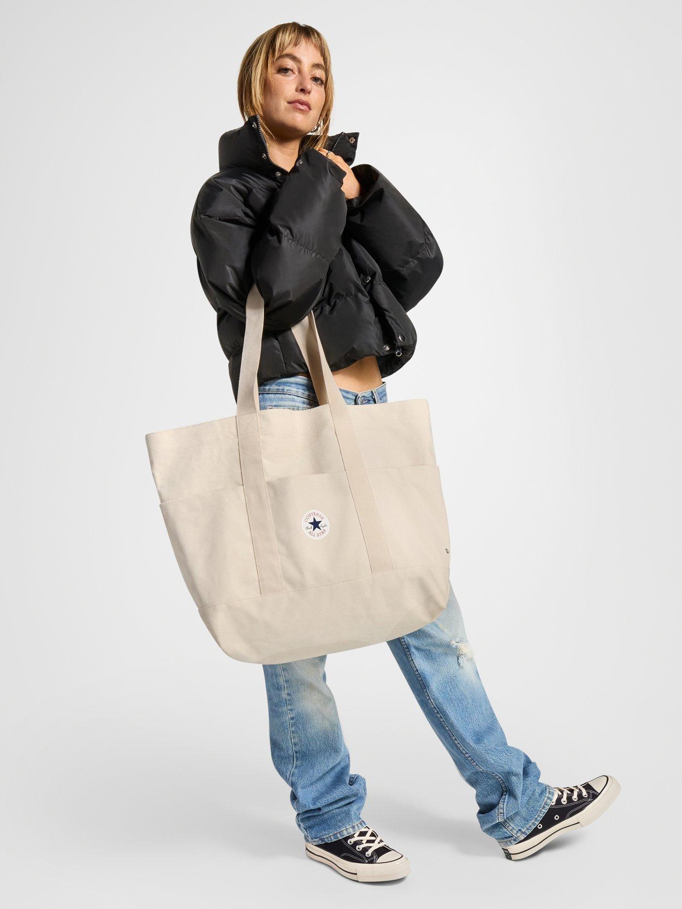 Image 2 of 5 of Converse Womens Chuck Premium Canvas Tote - Beige