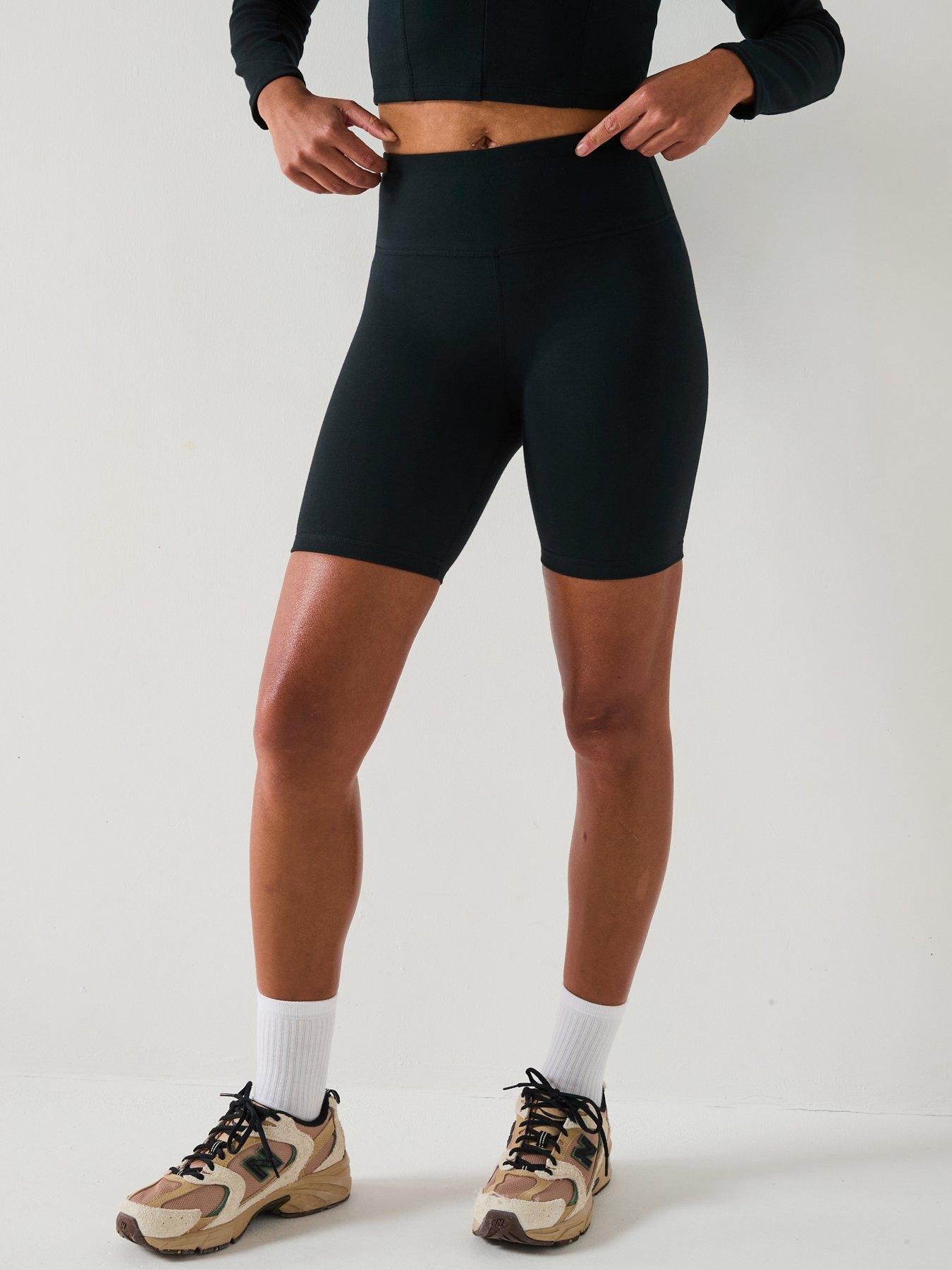 Converse Womens Wordmark Bike Short - Black - Converse Black