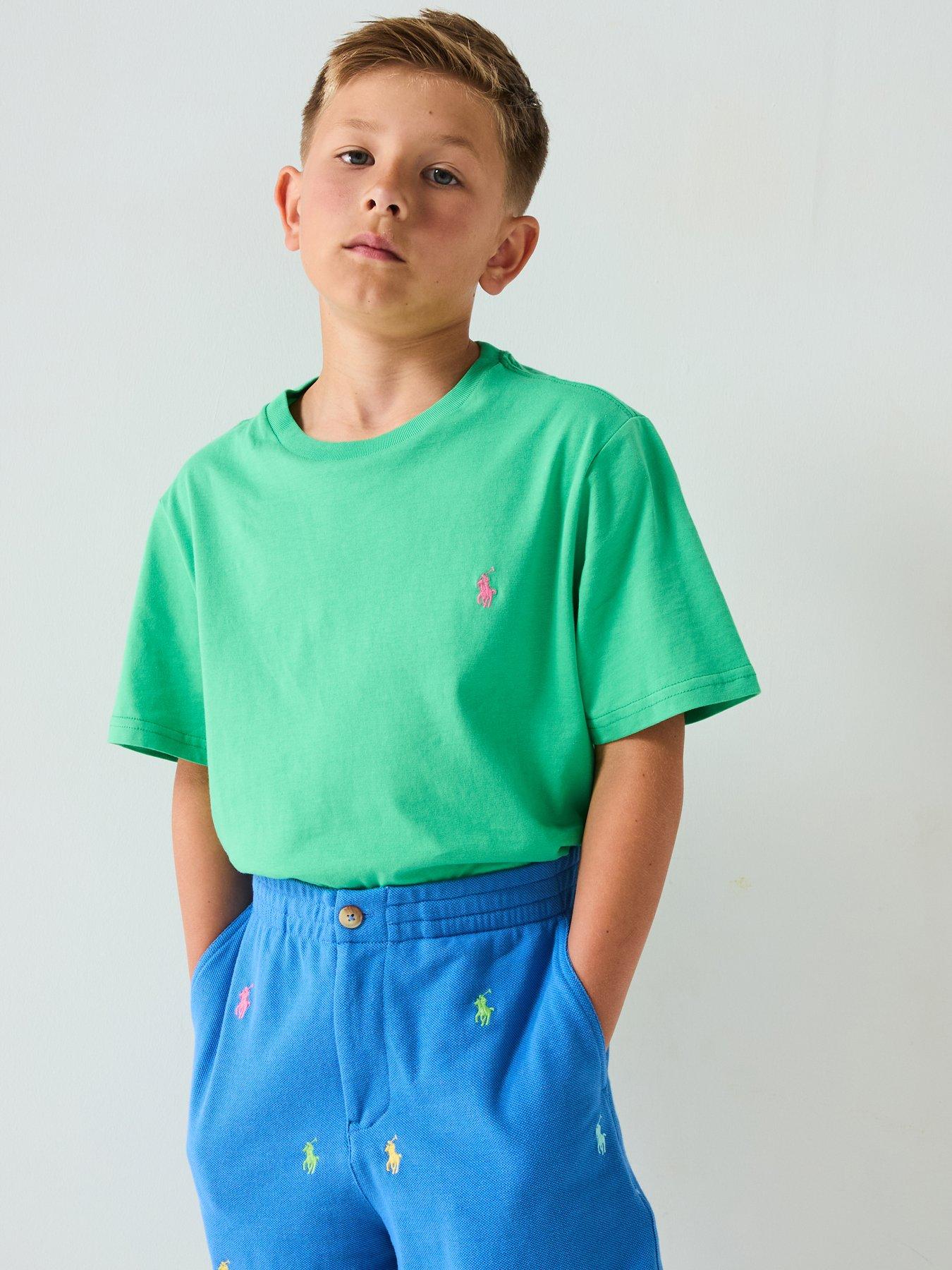 undefined Boys Classic Short Sleeve T-shirt - Green