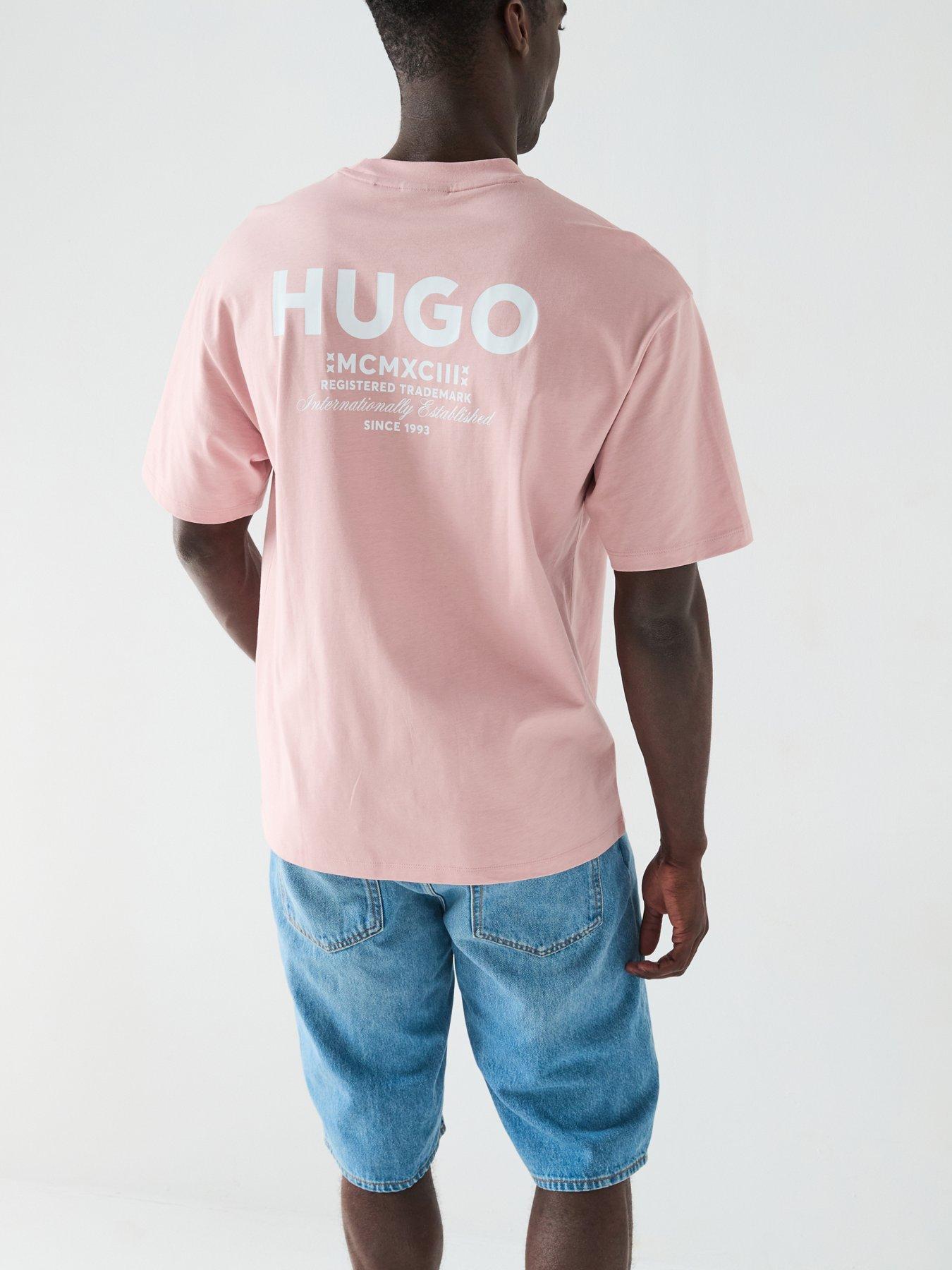 undefined Blue Nalono Oversized International Logo T-Shirt-Pink - Light/Pastel Pink
