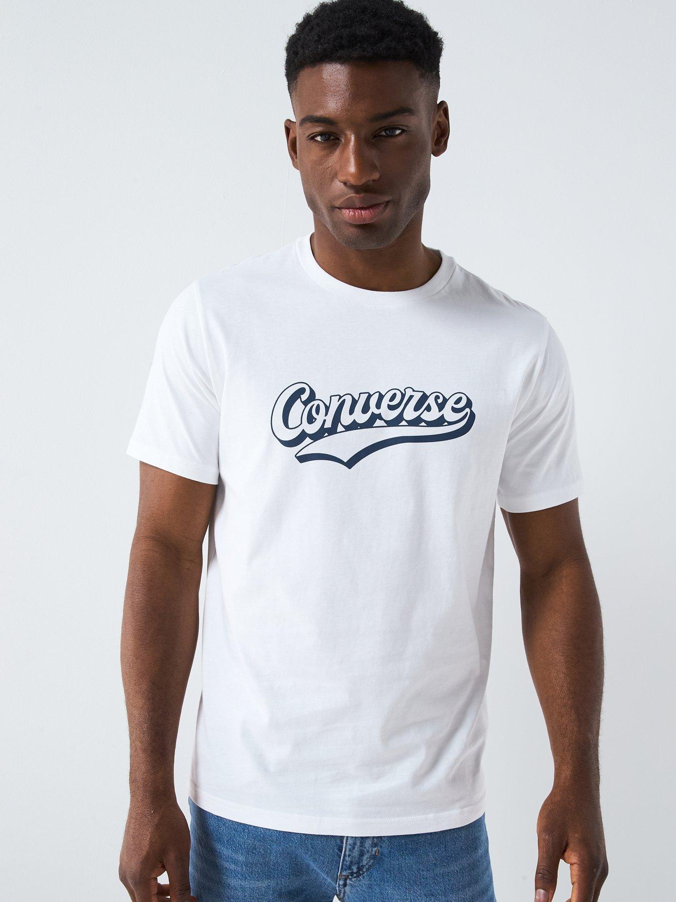 undefined Mens Sport Script Tee - White