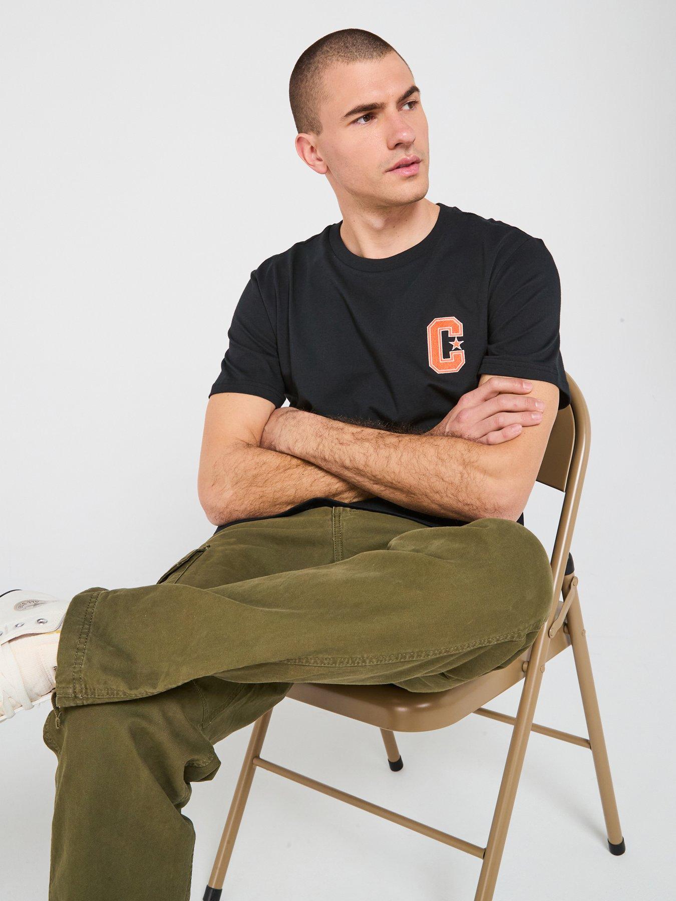 Image of Converse Men's Retro Chuck Graphic Tee - Black