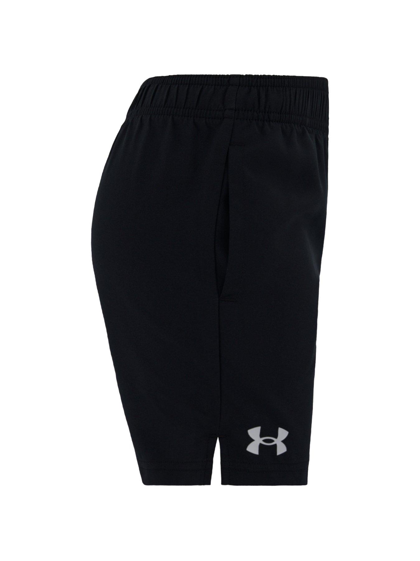 Image 2 of 2 of UNDER ARMOUR Kids Boys Woven Logo Short - Black