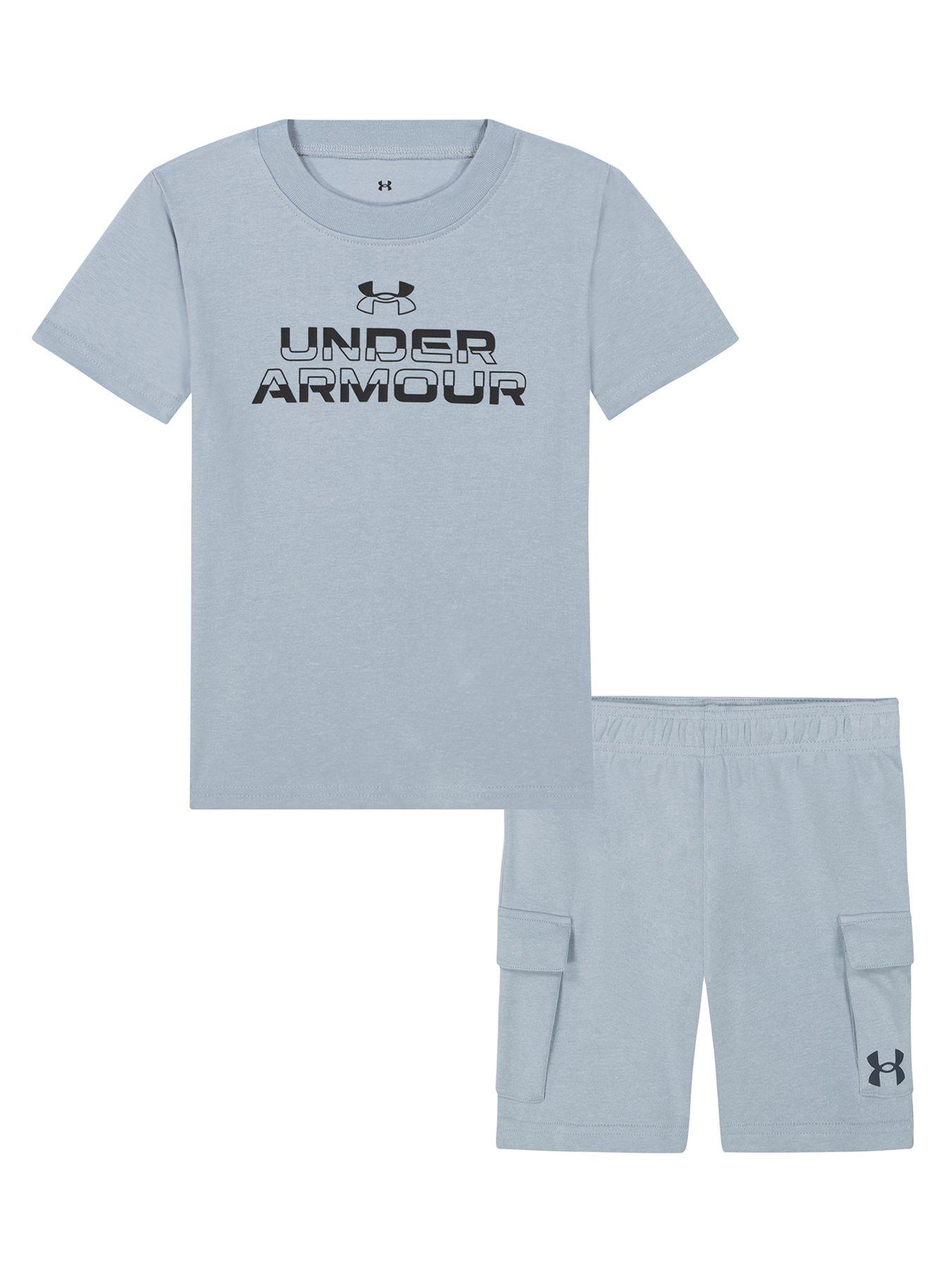 undefined Kids Boys Cargo T-Shirt and Short Set - Harbour Blue