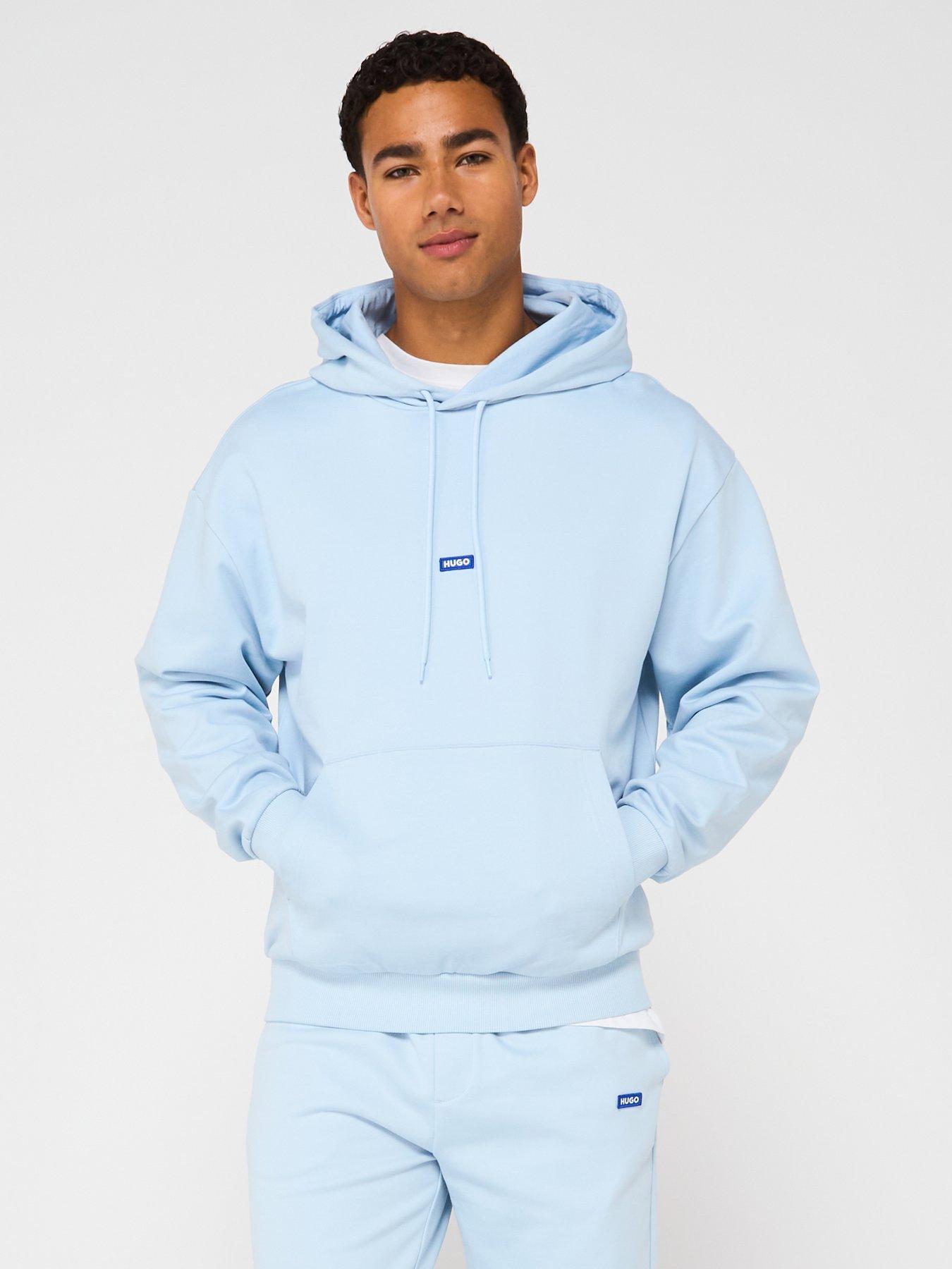 undefined Blue Nalonsonap Tab Logo Overhead Jersey Tracksuit - Light Blue