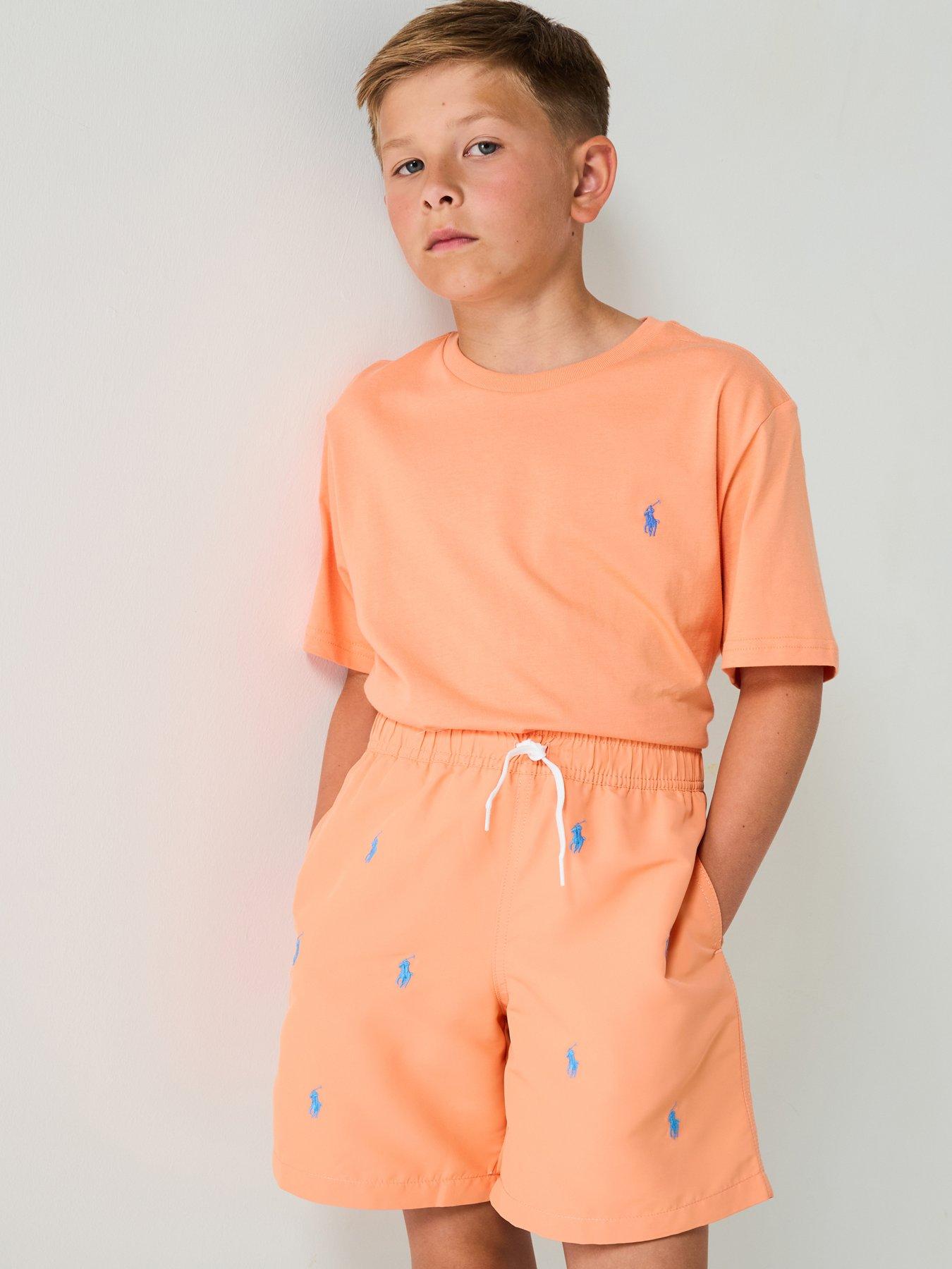 undefined Boys Classic Short Sleeve T-shirt - Orange