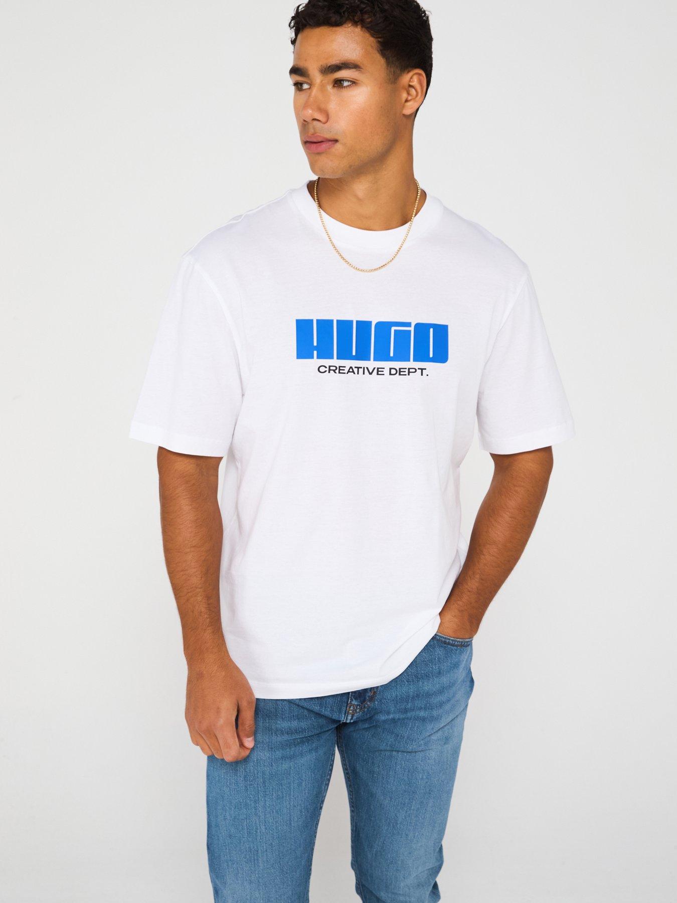 undefined Blue Newromi Creative Dept Logo T-Shirt - White