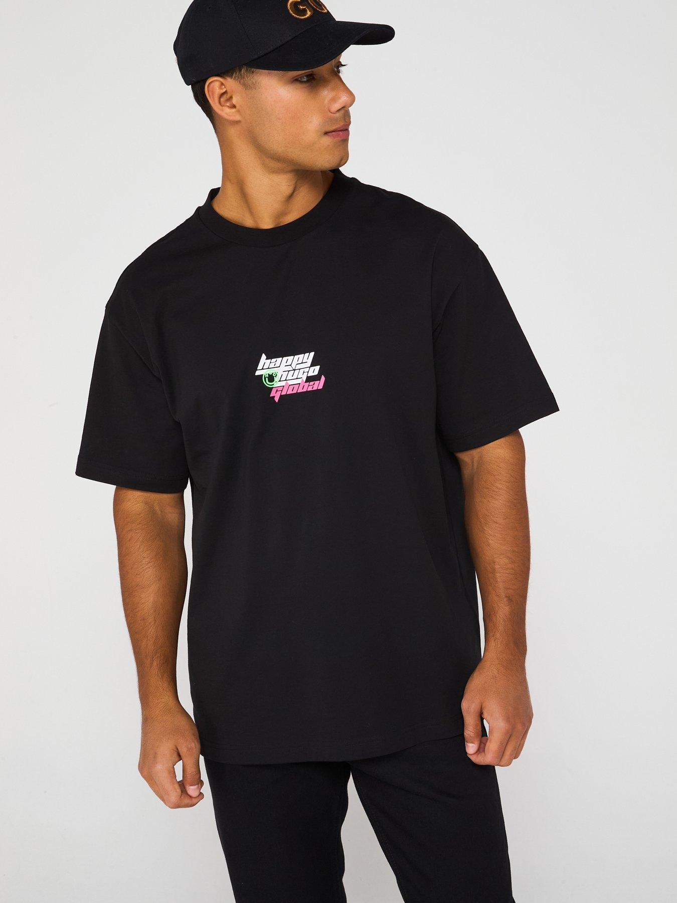 undefined Blue Nerperi Global Logo Loose T-Shirt - Black