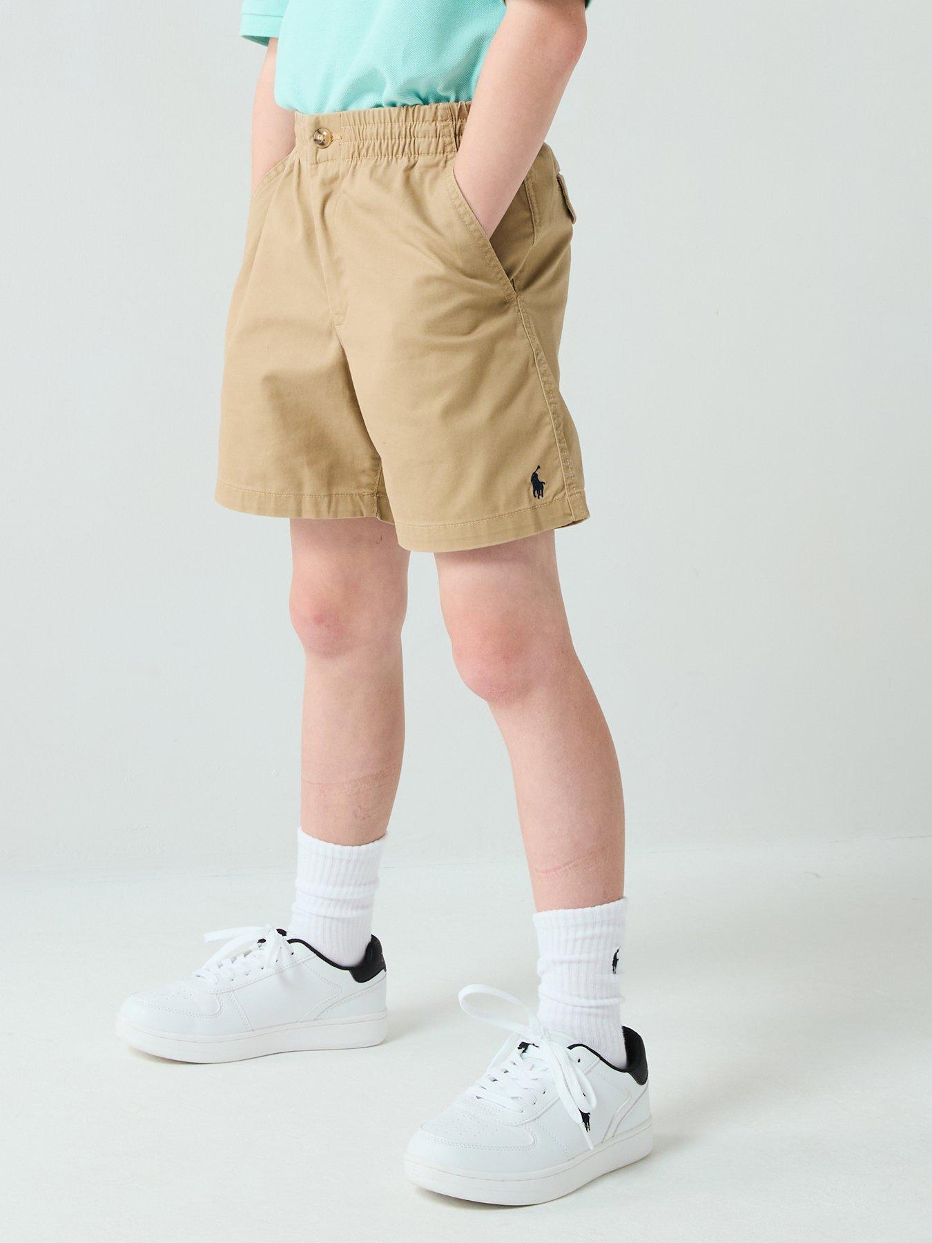 undefined Boys Prepster Shorts - Beige