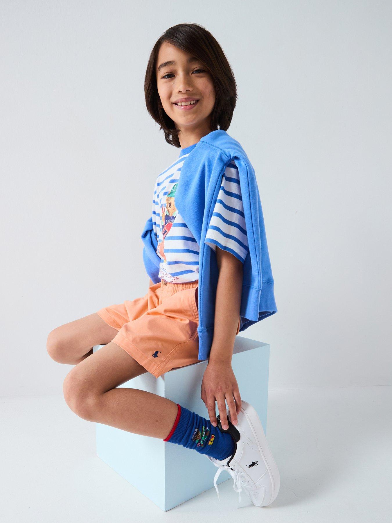 undefined Boys Prepster Shorts - Orange