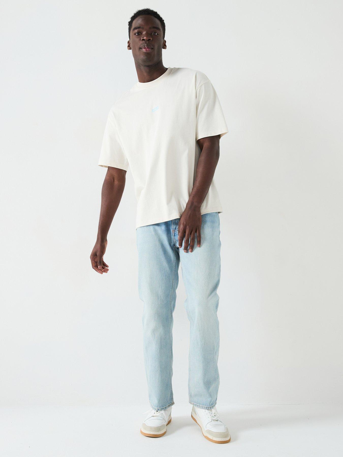 Image 3 of 5 of HUGO Blue Jonah Straight Fit Jeans - Light Wash