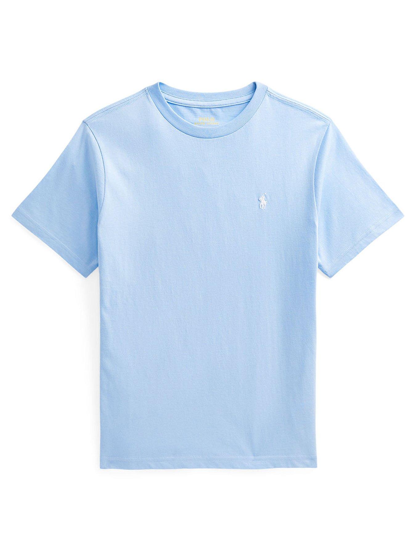 undefined Boys Classic Short Sleeve T-shirt - Light Blue
