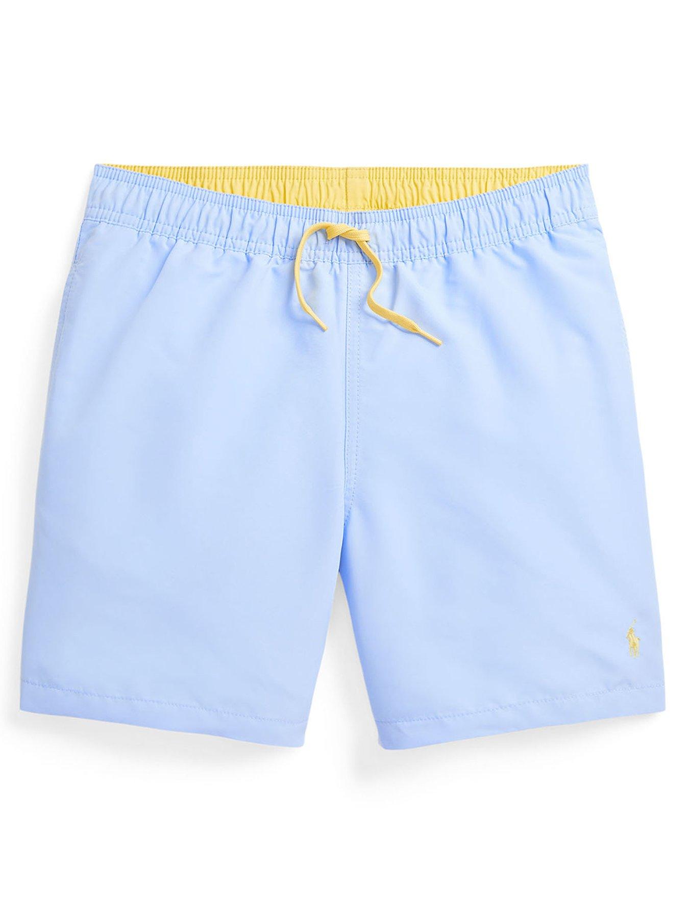 Image 1 of 2 of Polo Ralph Lauren Boys Traveller Swim Shorts - Blue