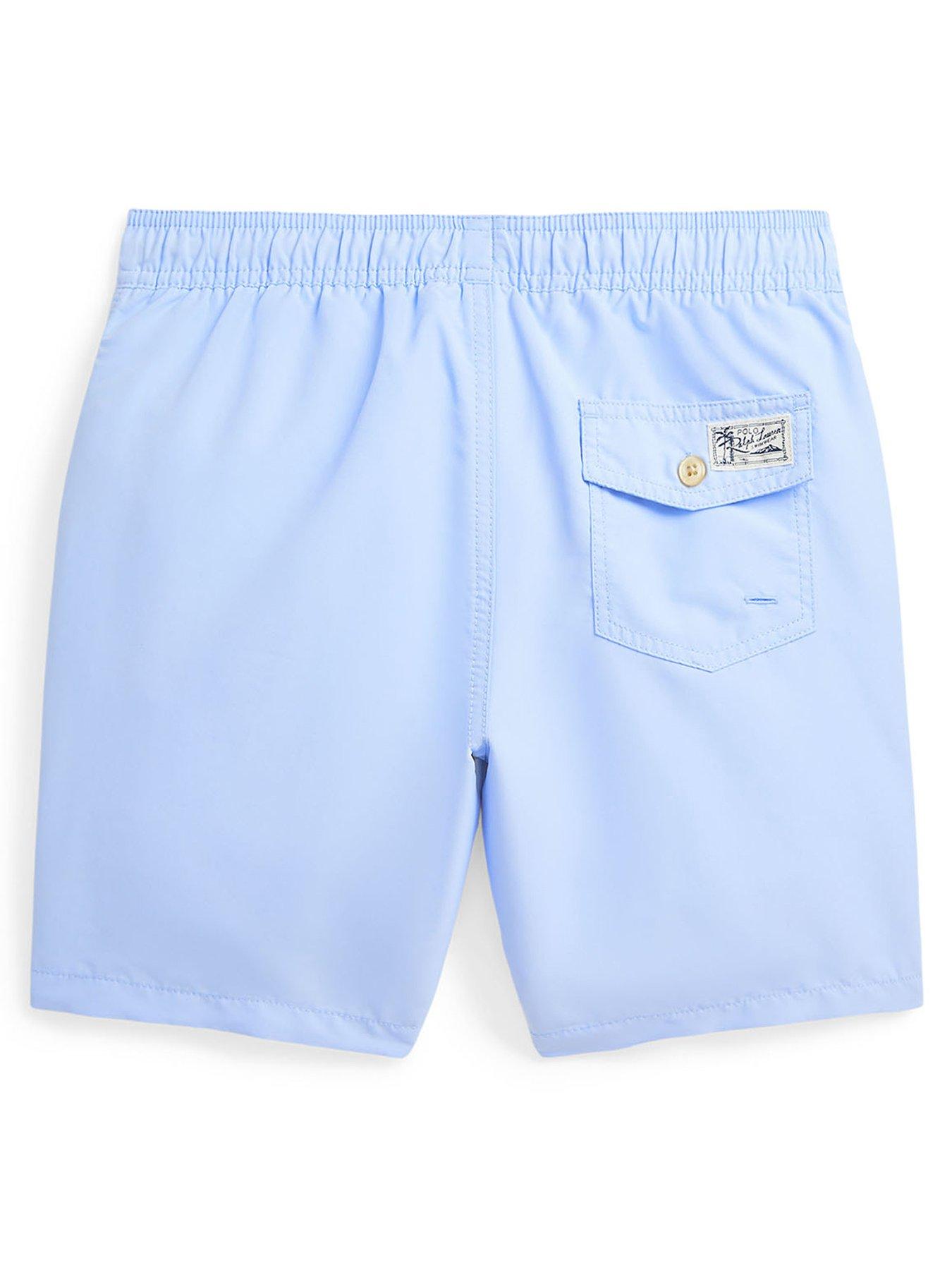 Image 2 of 2 of Polo Ralph Lauren Boys Traveller Swim Shorts - Blue