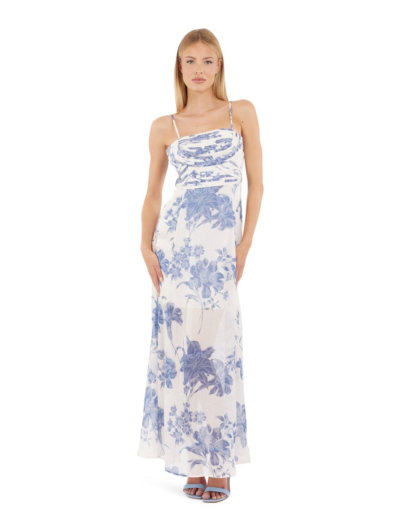 Image 1 of 3 of Guess Ellie Dress - Blue