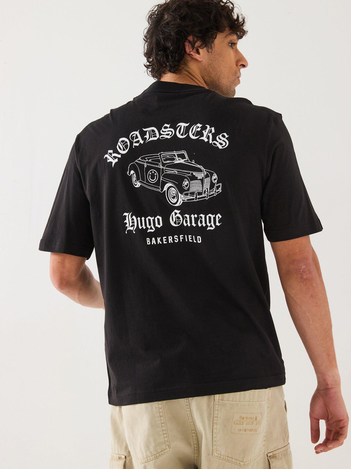 undefined Blue Natopu Roadsters Back Graphic T-Shirt - Black