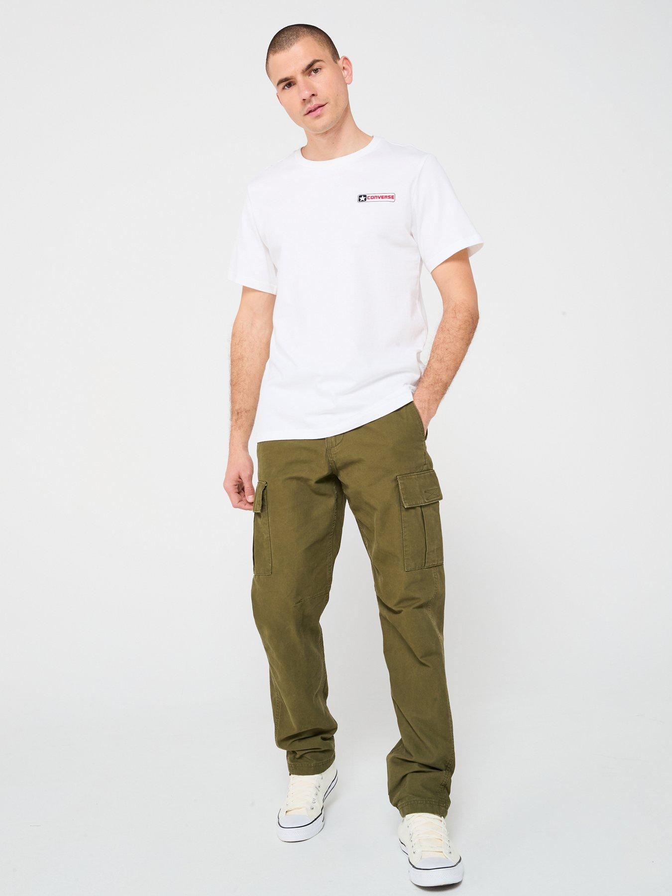 Image 3 of 4 of Converse Men's Box Star Tee - White