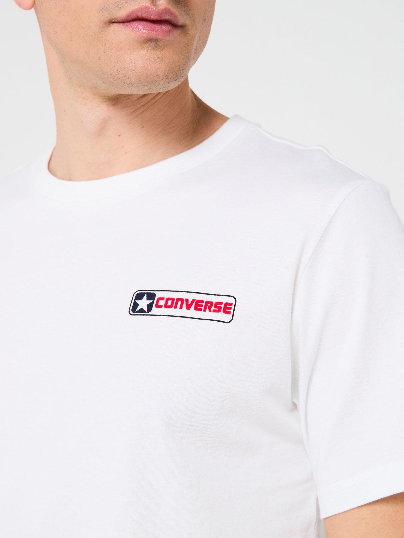 Image 4 of 4 of Converse Men's Box Star Tee - White