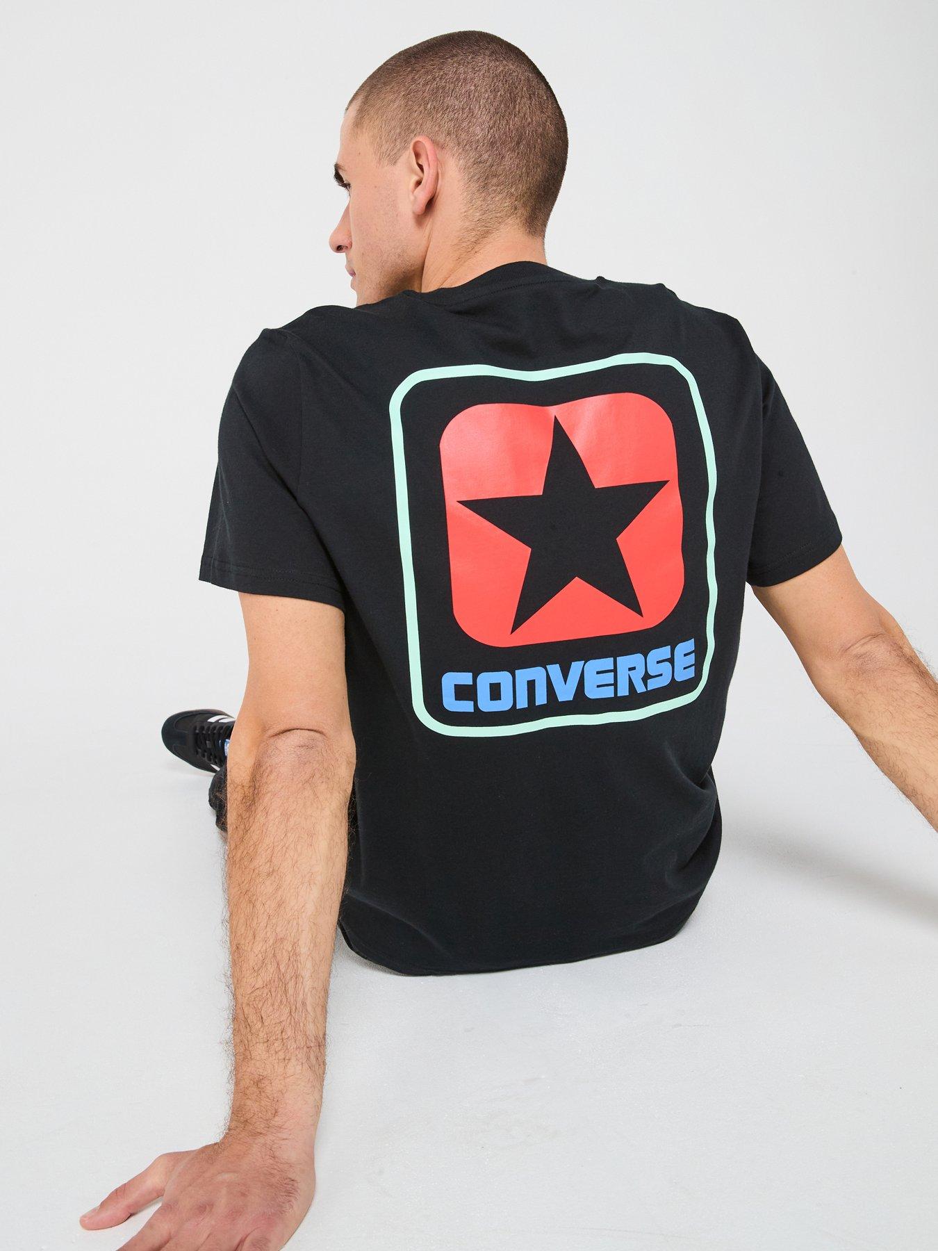 Converse Men's Box Star Tee - Black